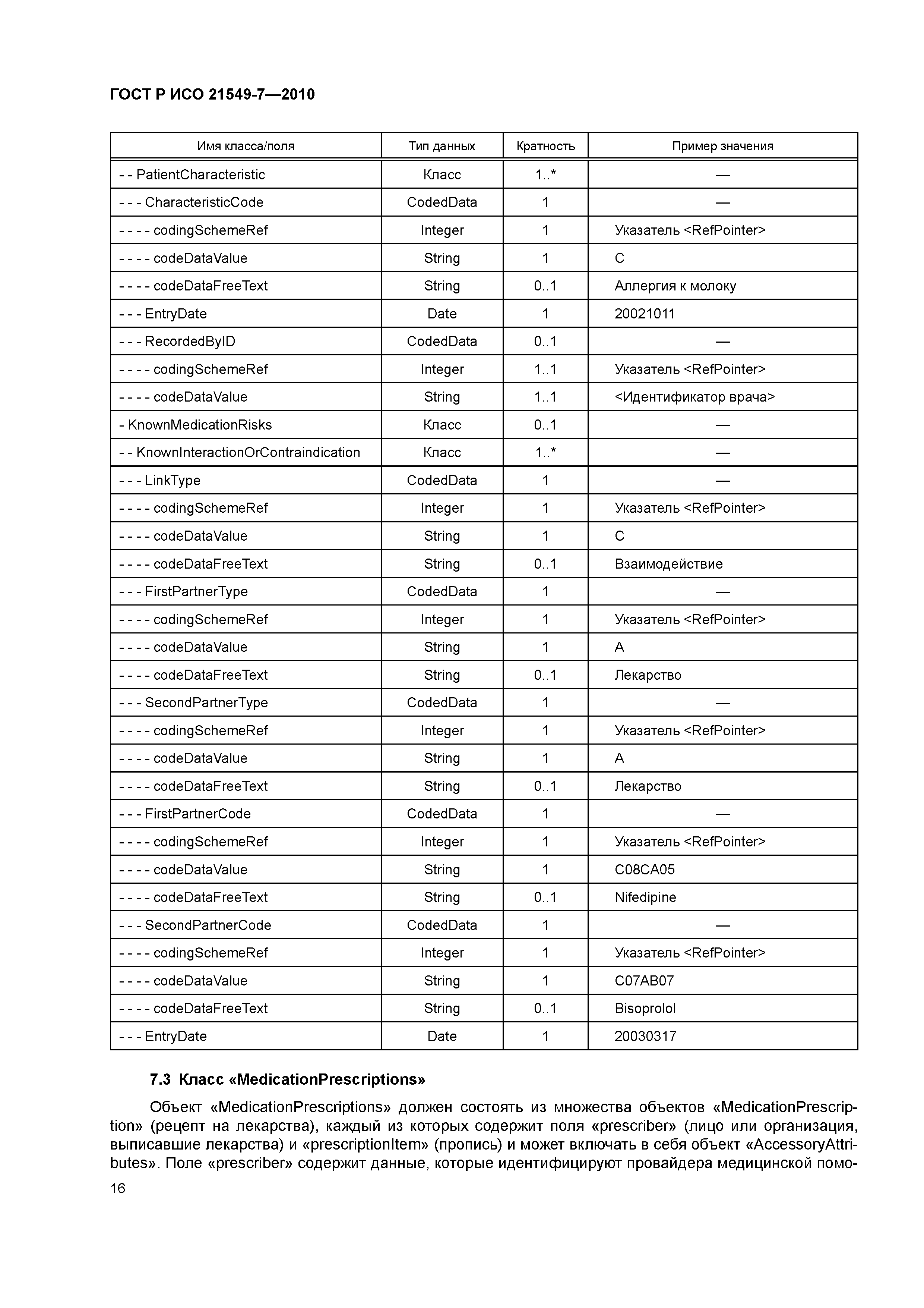 ГОСТ Р ИСО 21549-7-2010