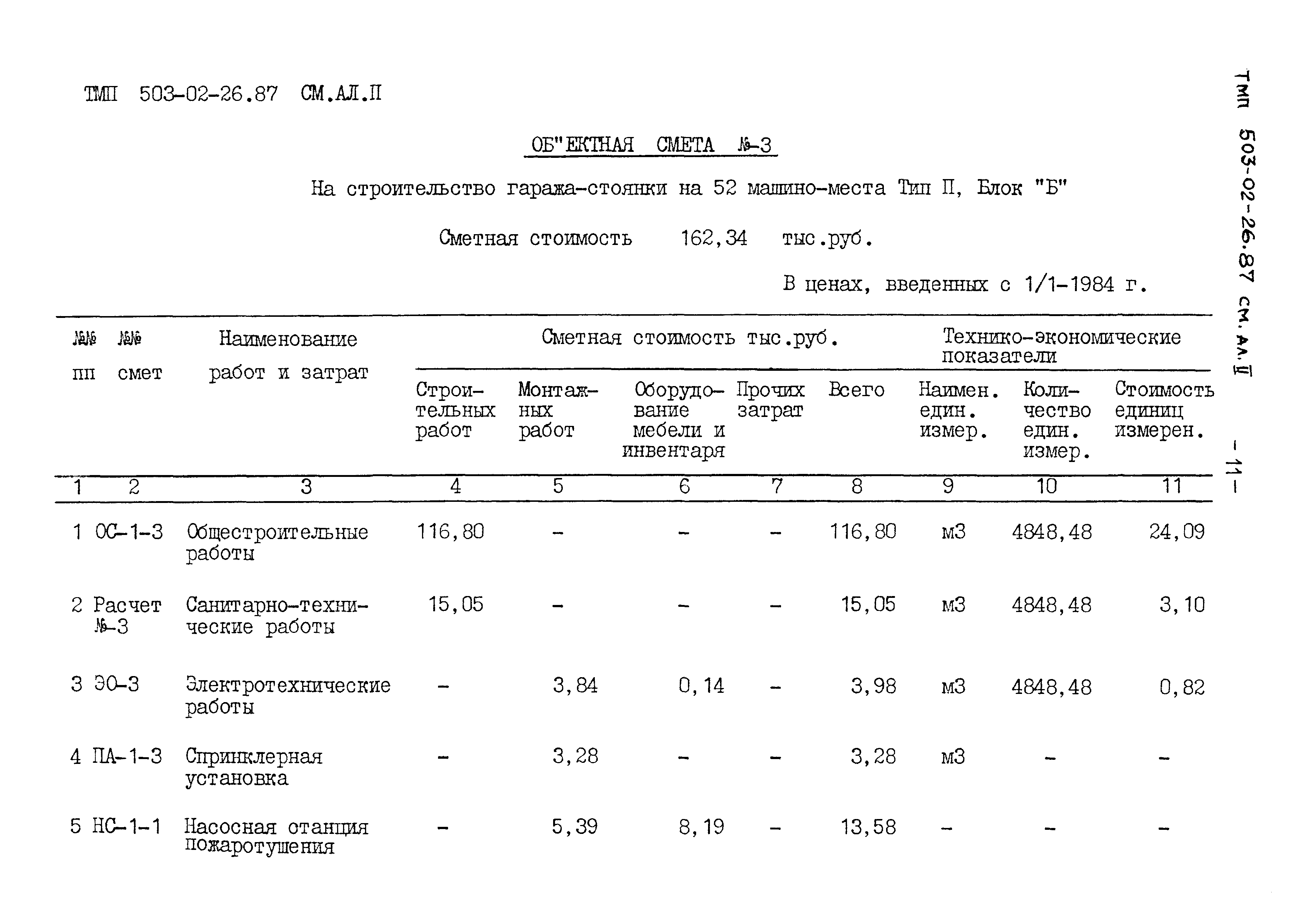 Типовые материалы для проектирования 503-02-26.87