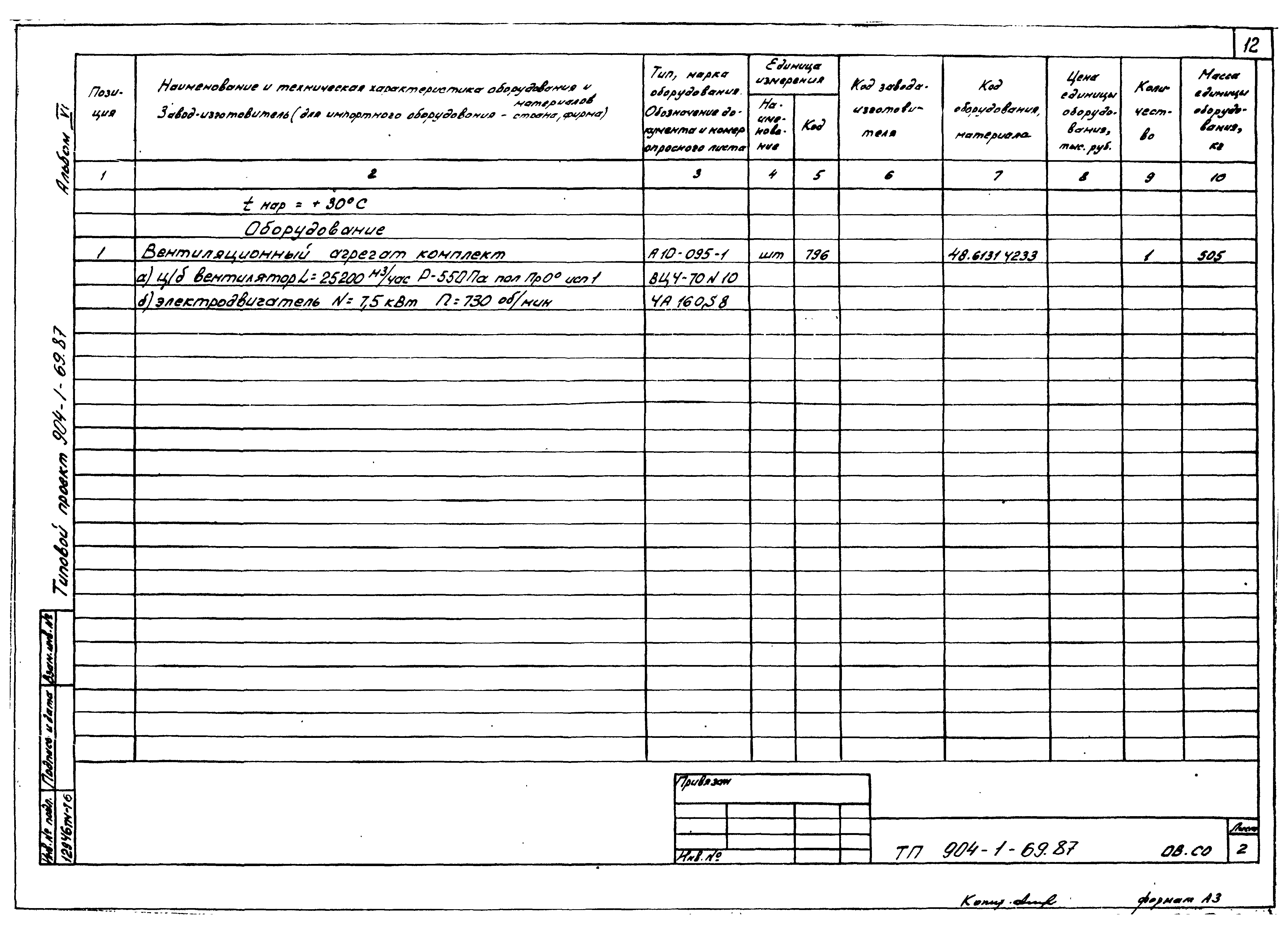 Типовой проект 904-1-69.87