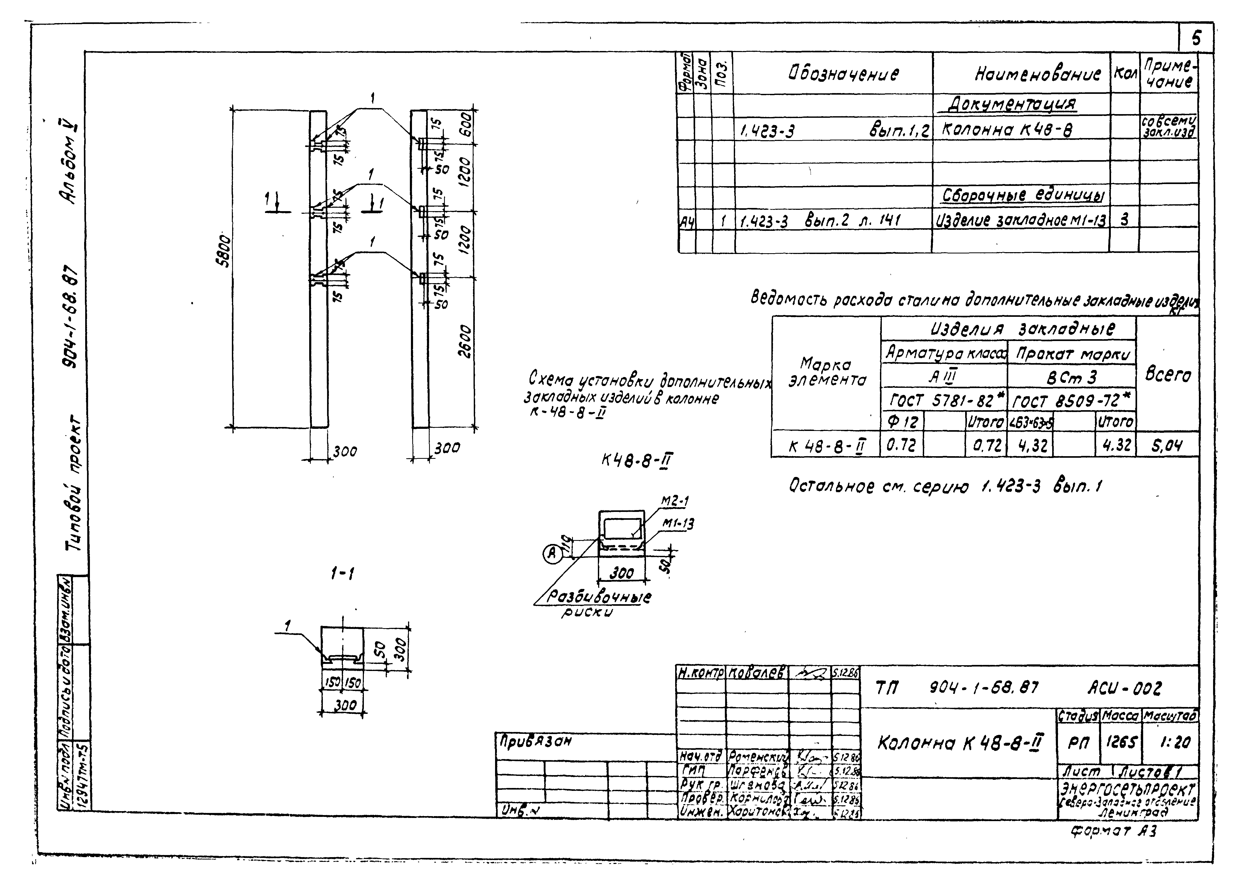 Типовой проект 904-1-69.87