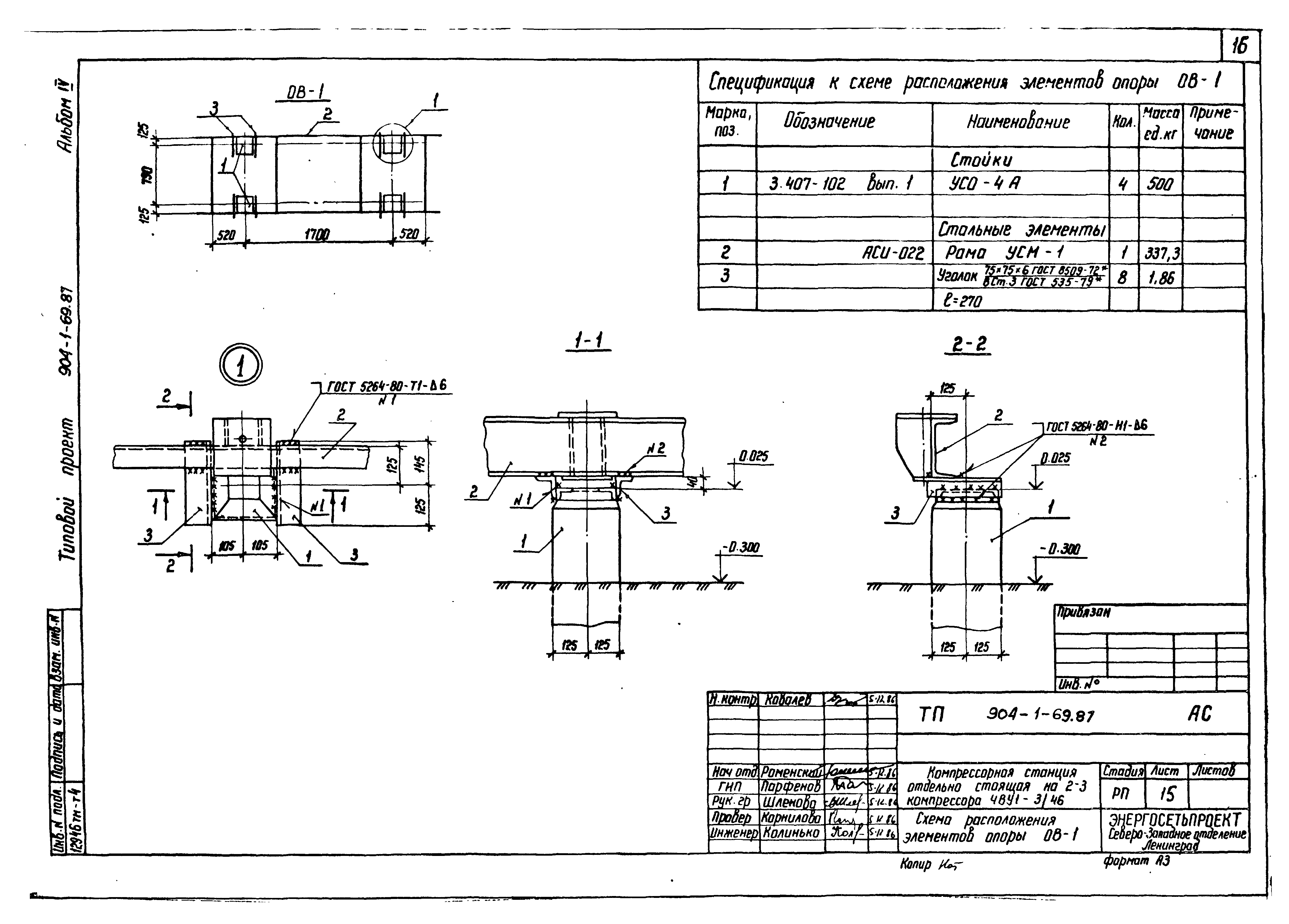 Типовой проект 904-1-69.87