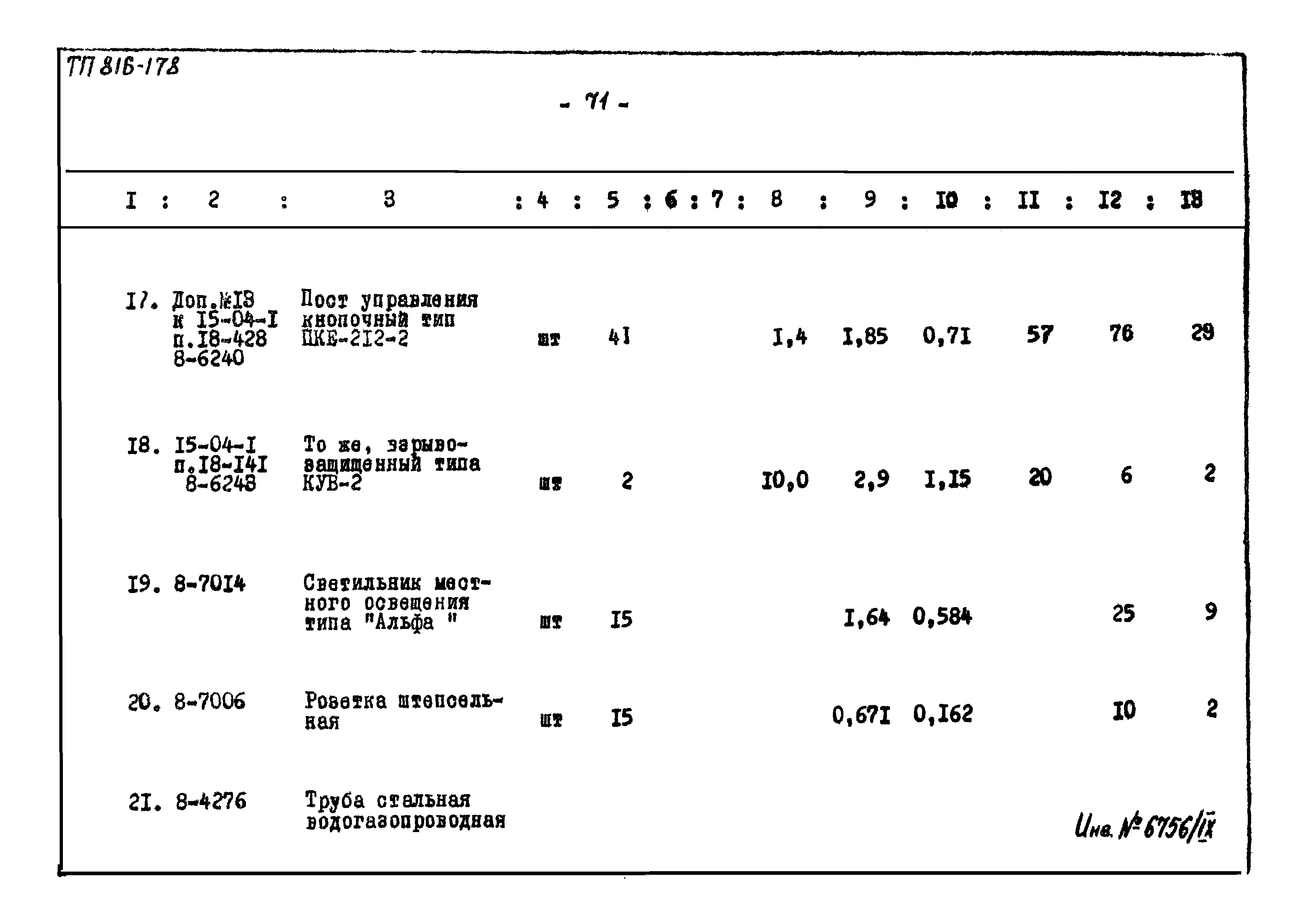 Типовой проект 816-178