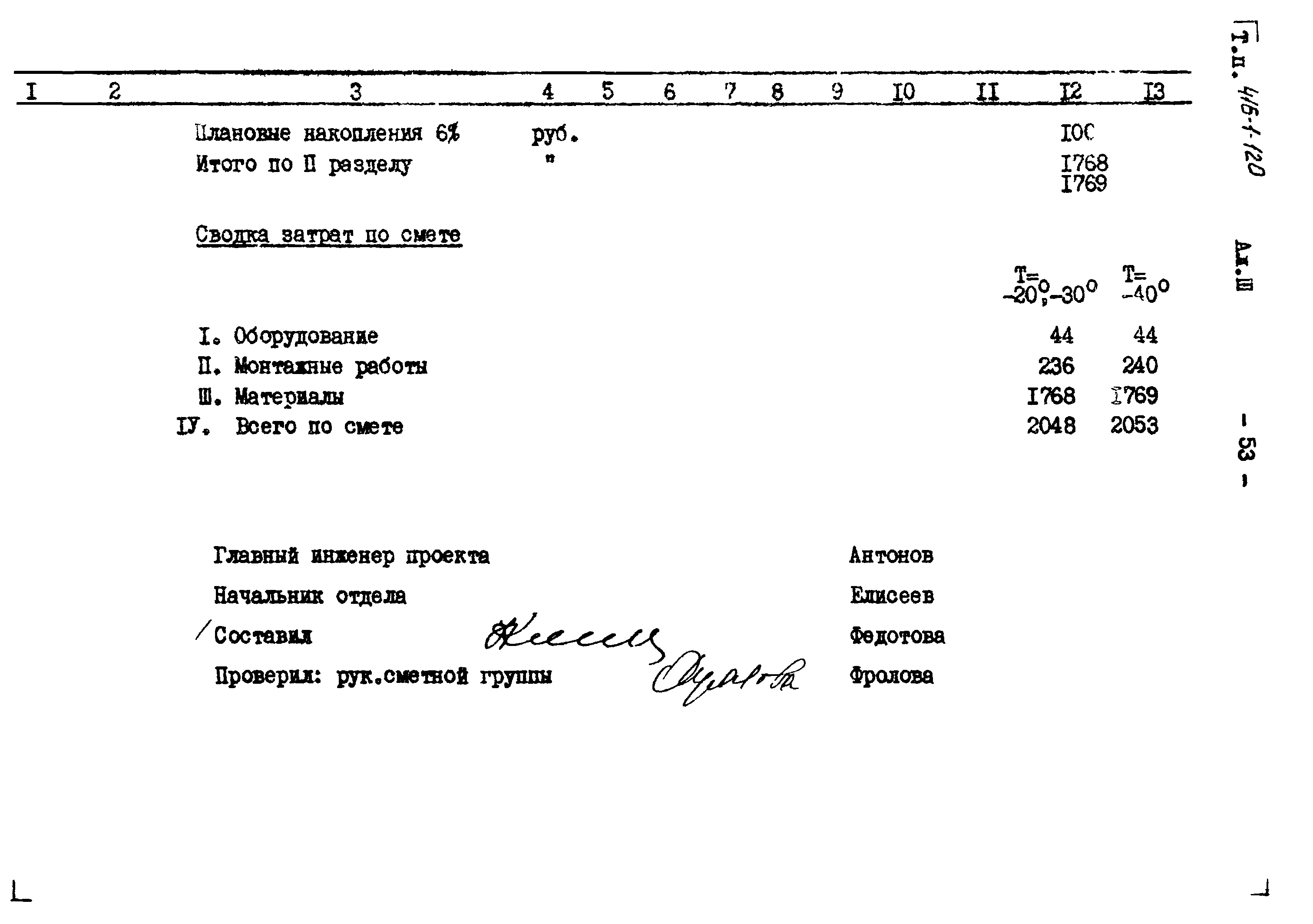 Типовой проект 416-1-120