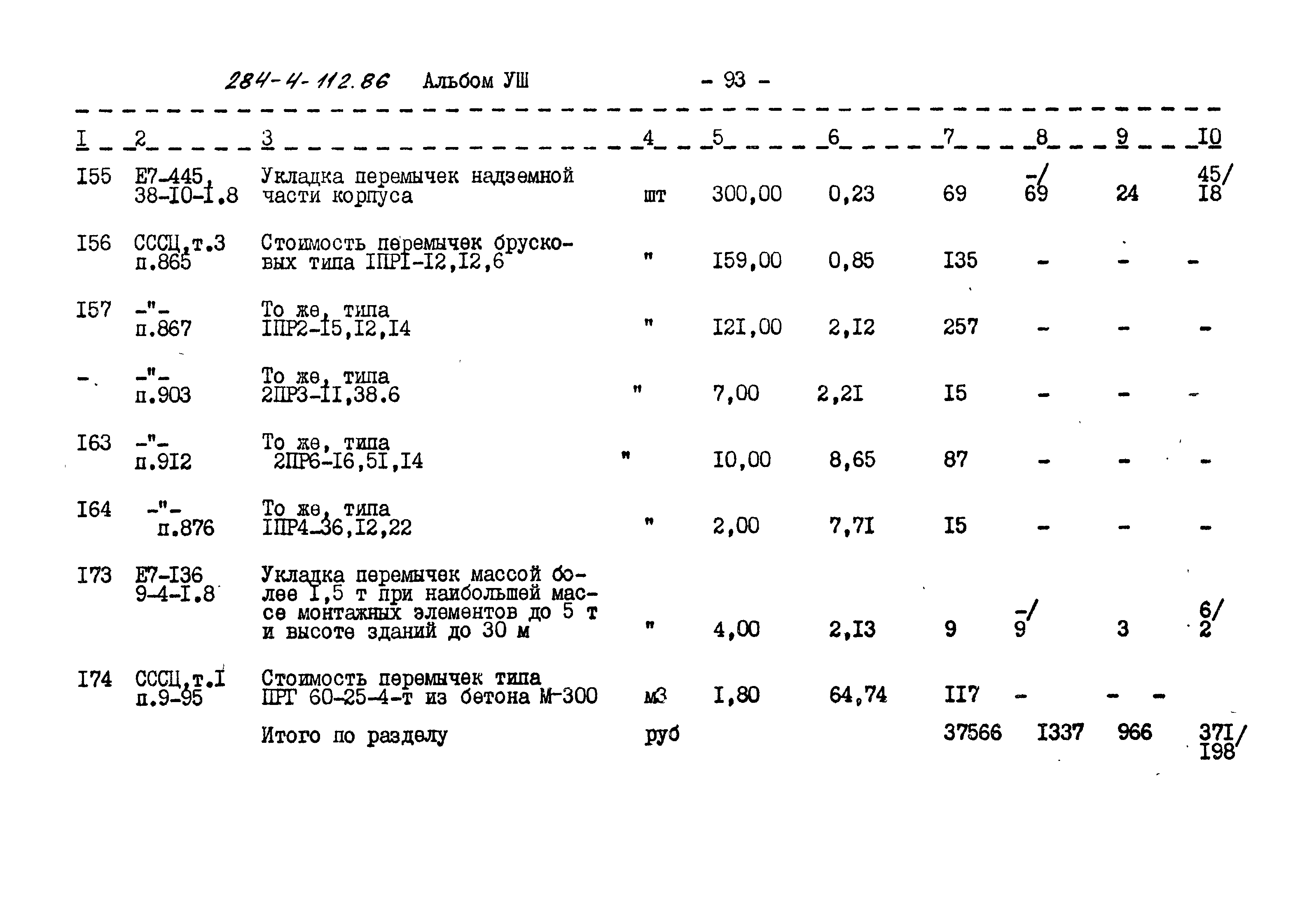 Типовой проект 284-4-112.86