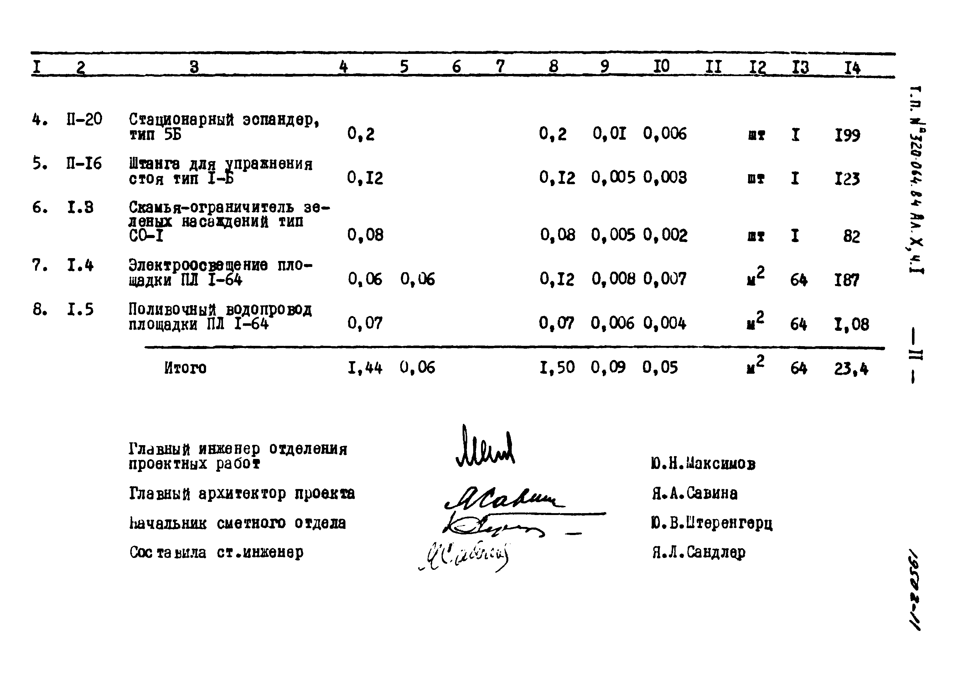 Типовой проект 320-064.84