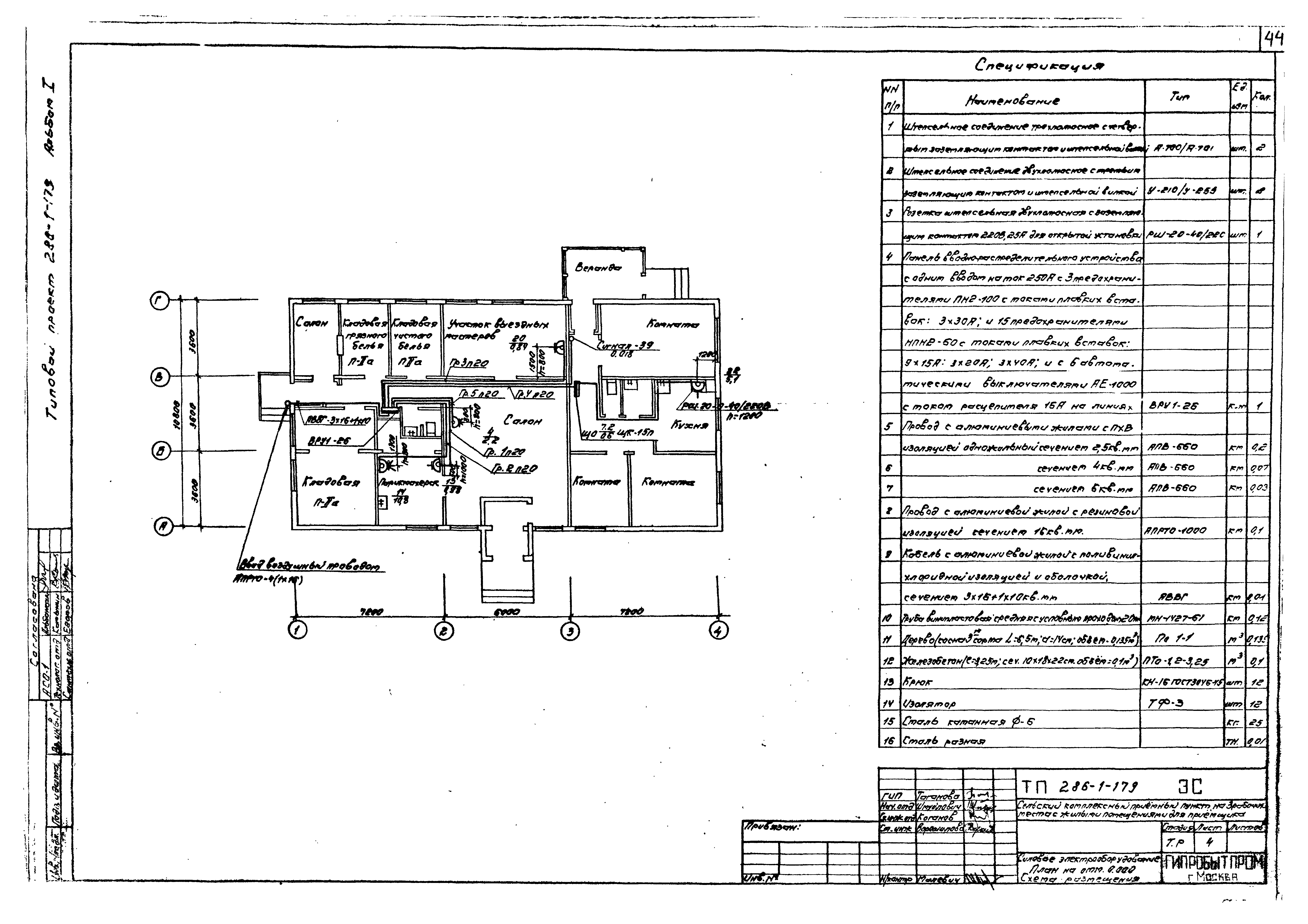 Типовой проект 286-1-179
