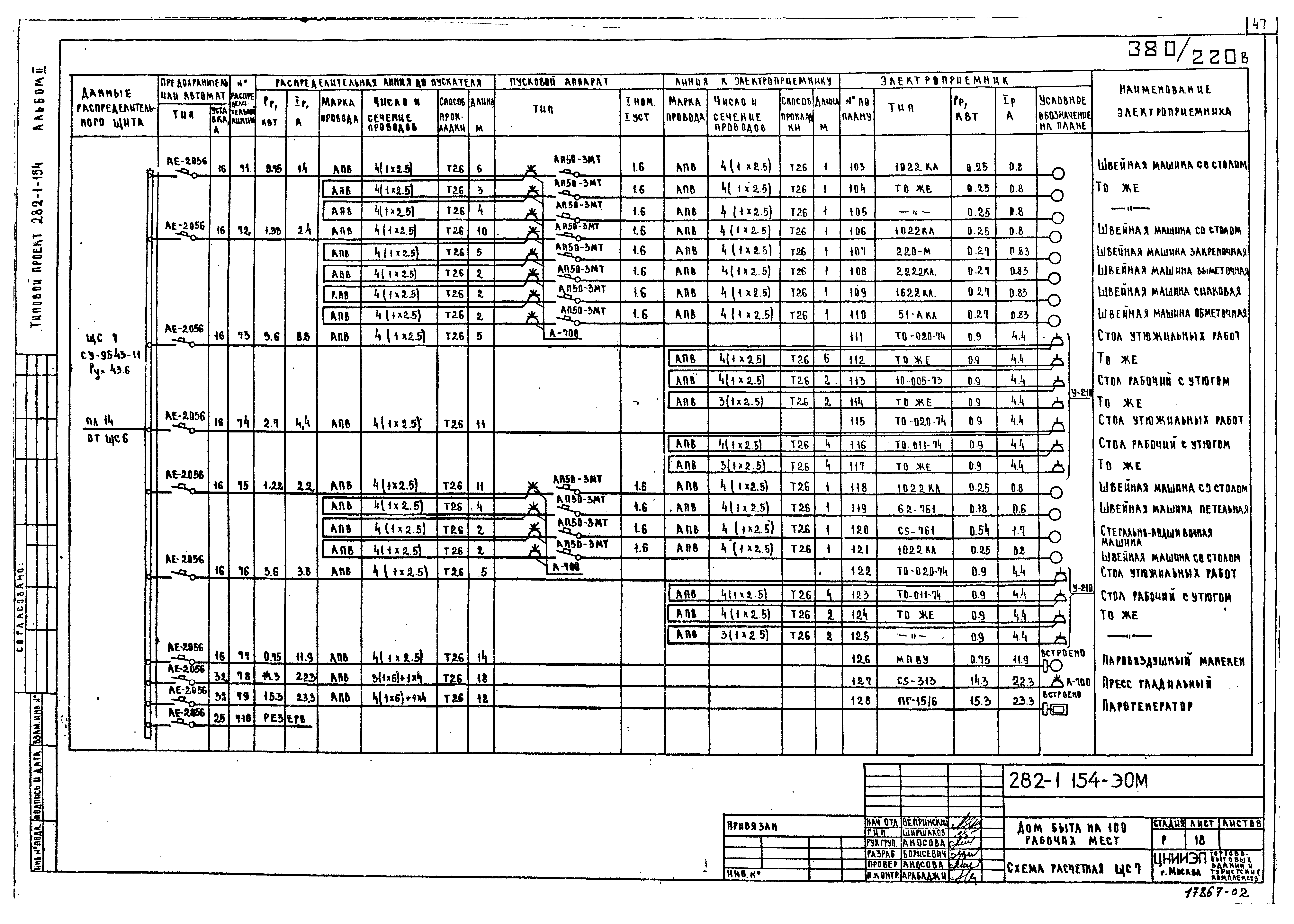 Типовой проект 282-1-154
