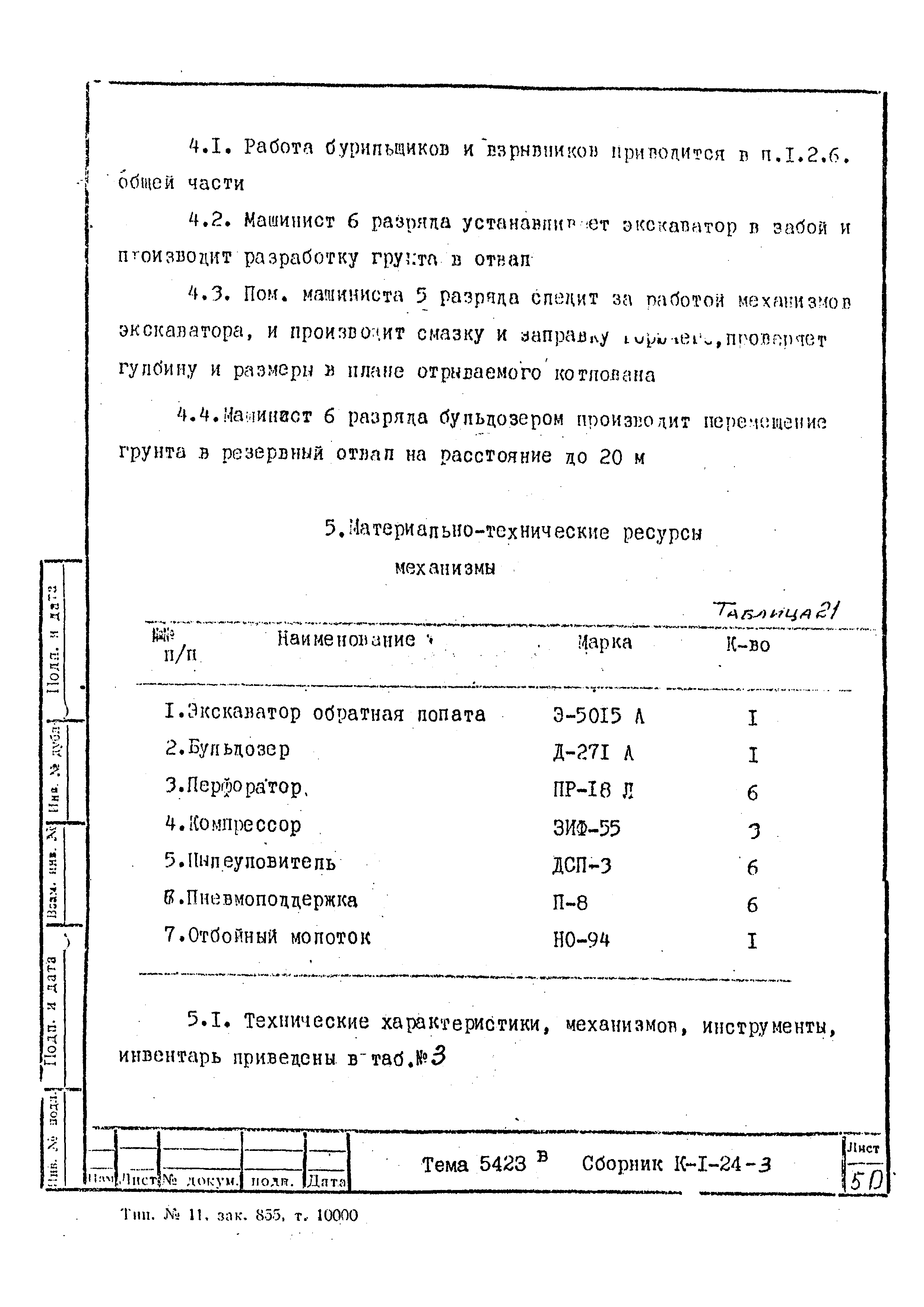 Технологическая карта К-1-24-3