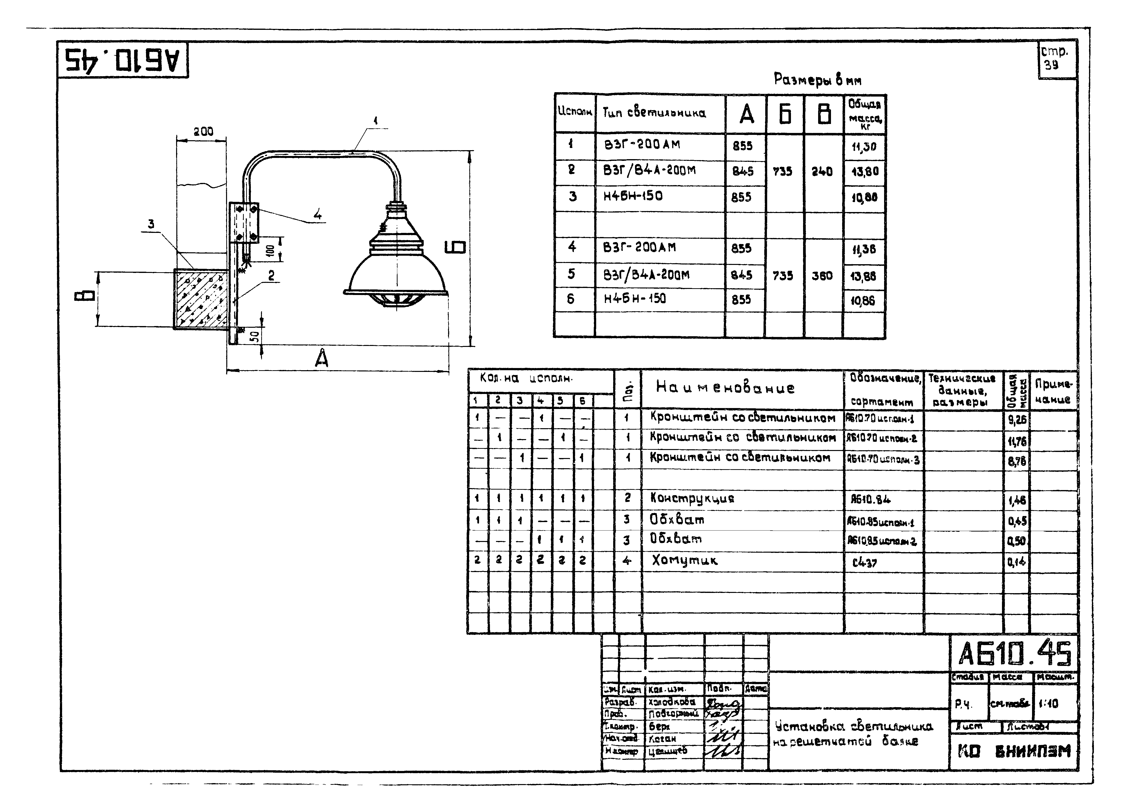 Шифр А610А