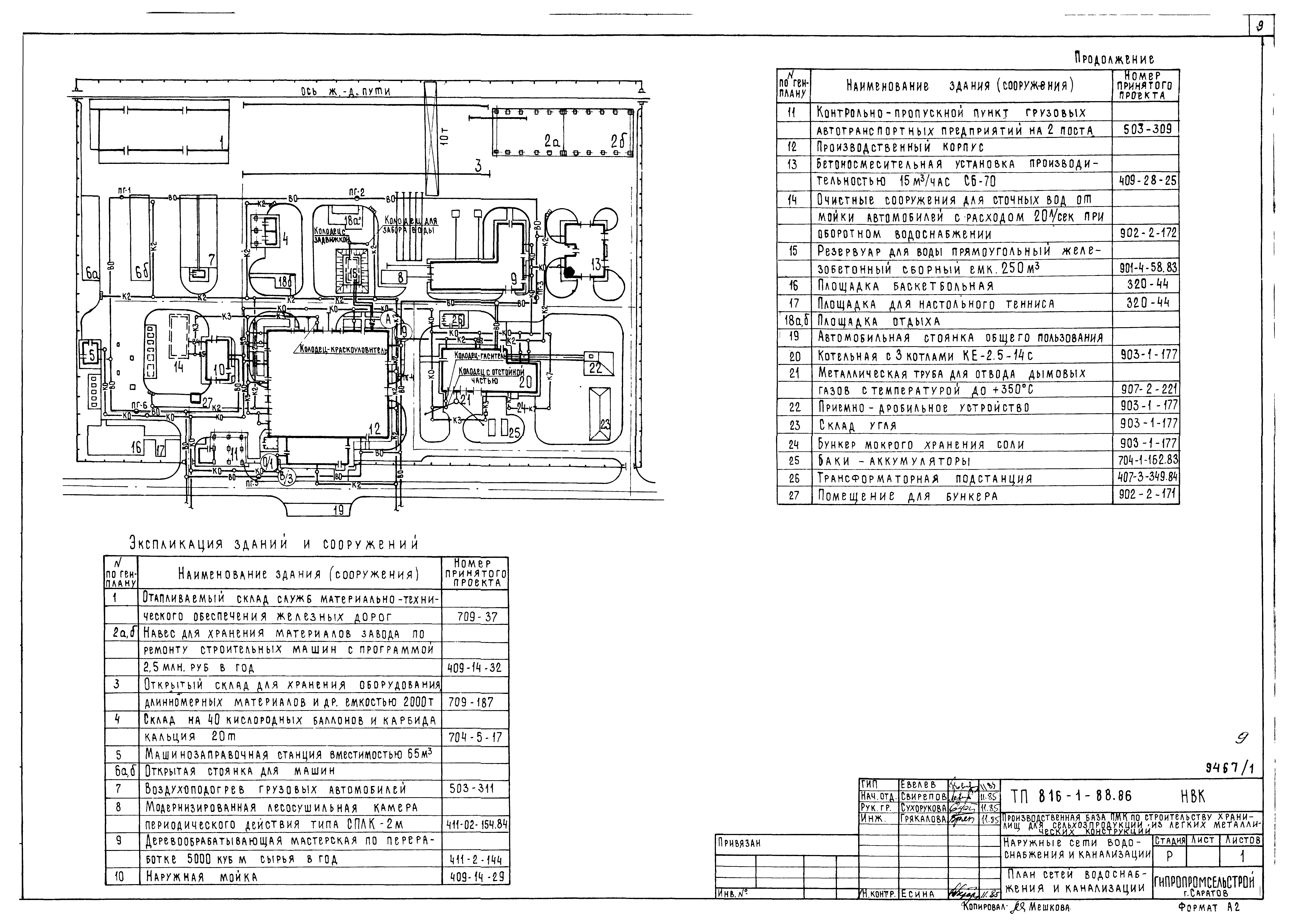 Типовые проектные решения 816-1-88.86