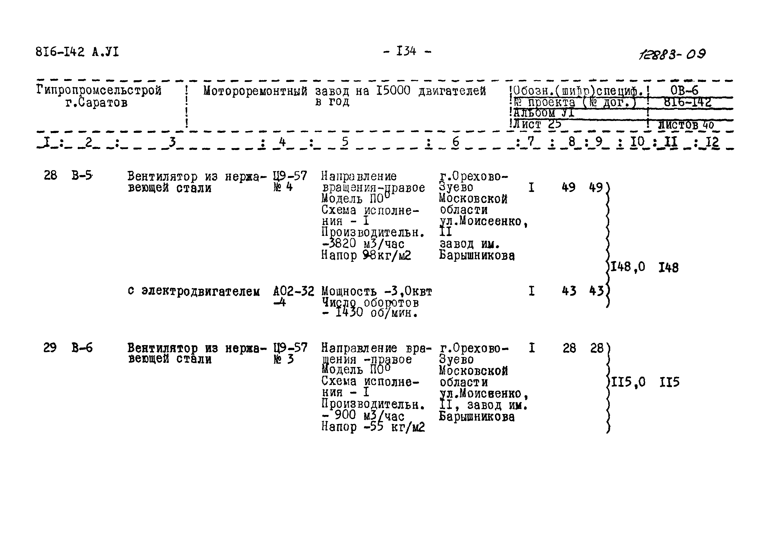 Типовой проект 816-142