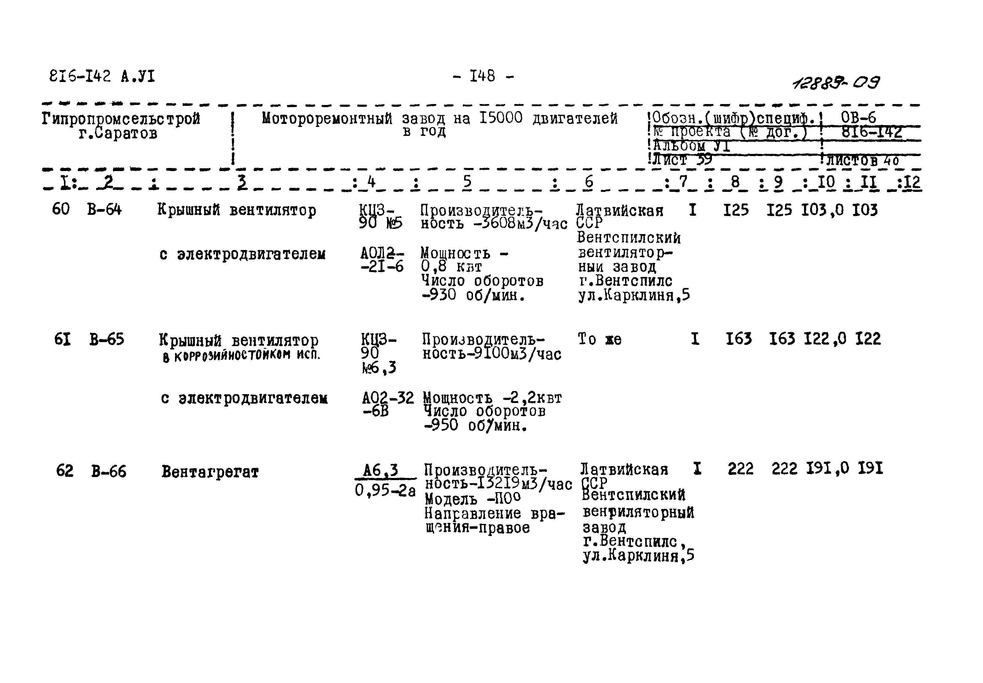 Типовой проект 816-142