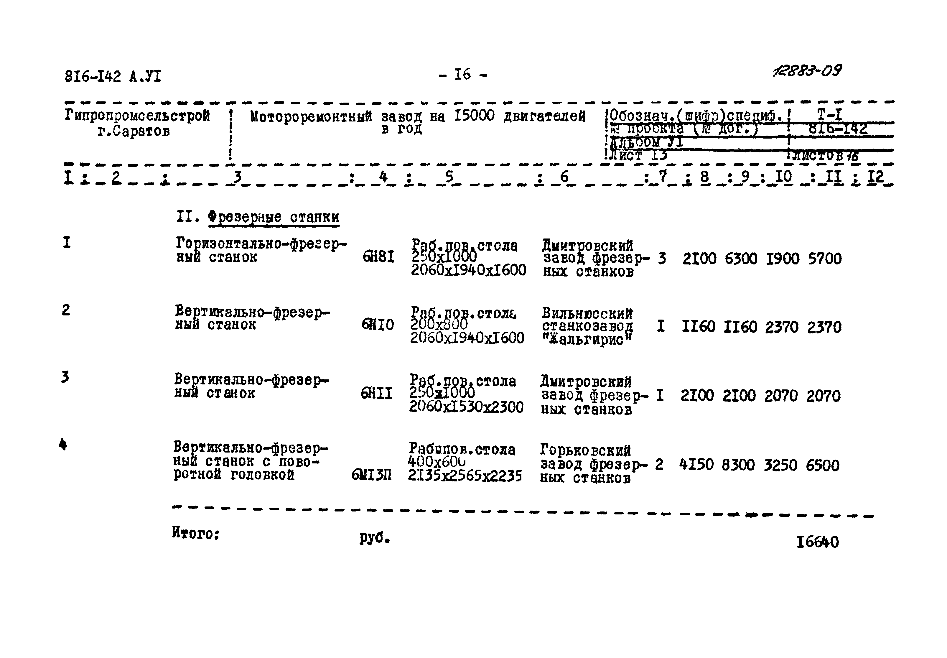 Типовой проект 816-142