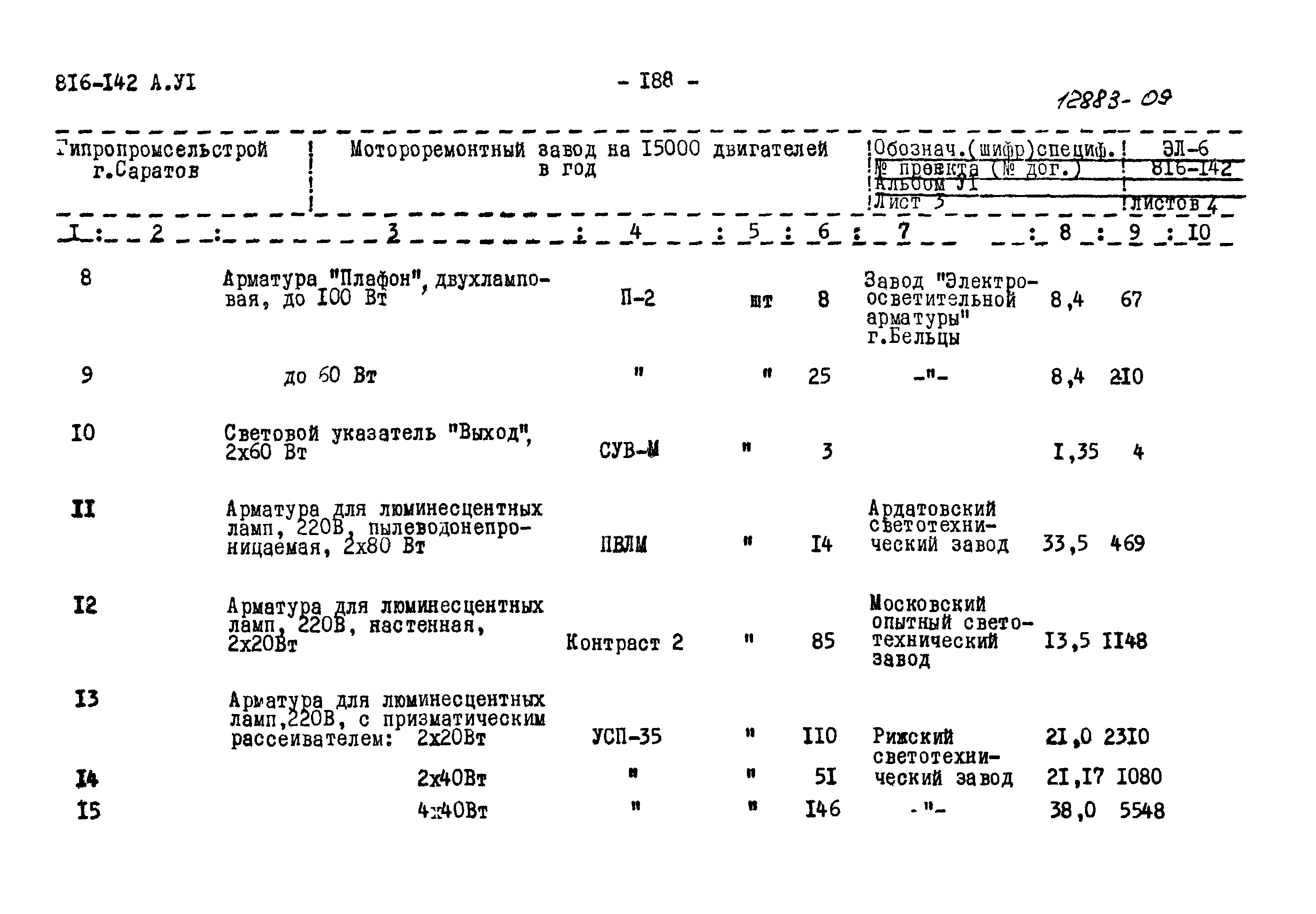 Типовой проект 816-142