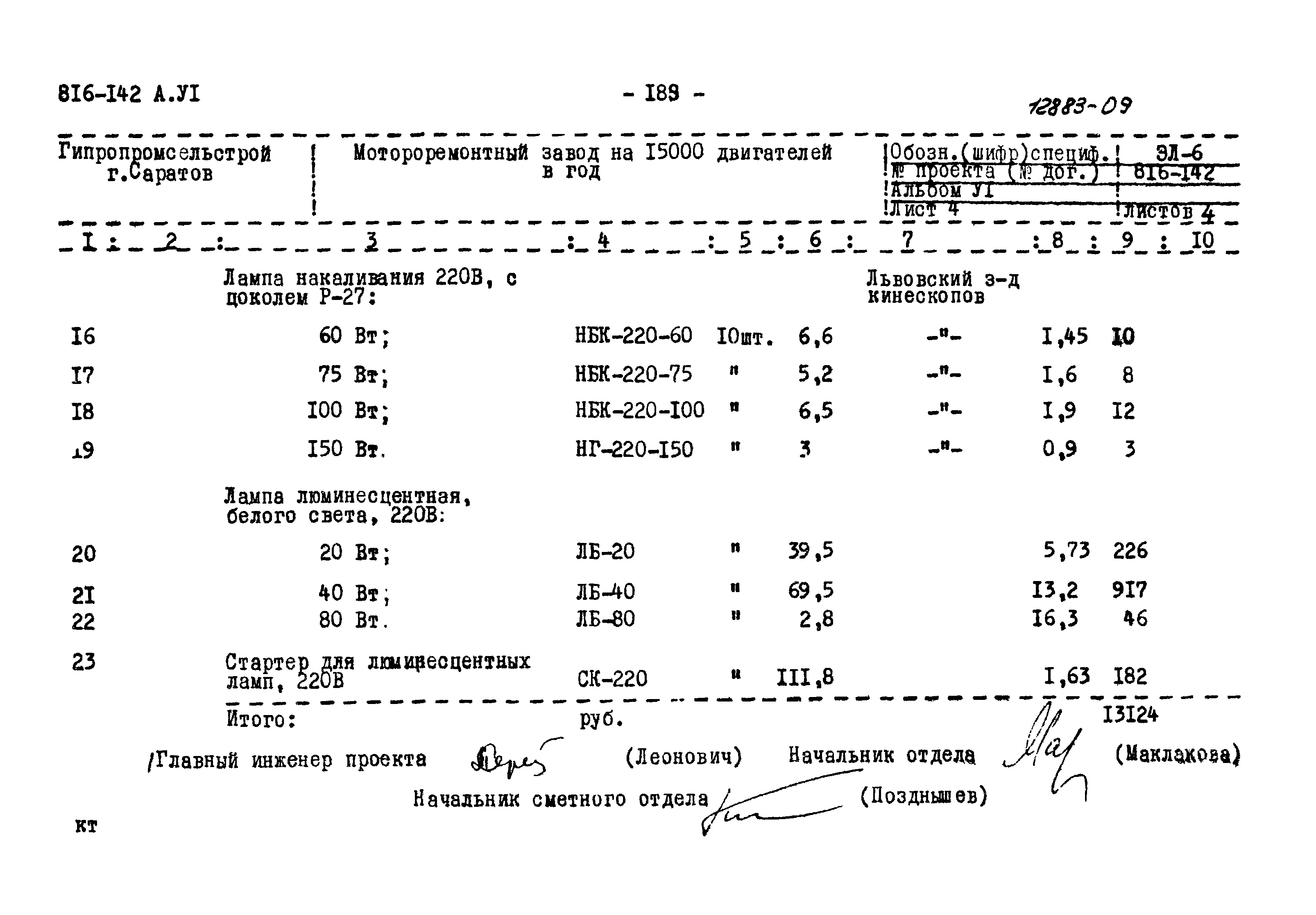 Типовой проект 816-142