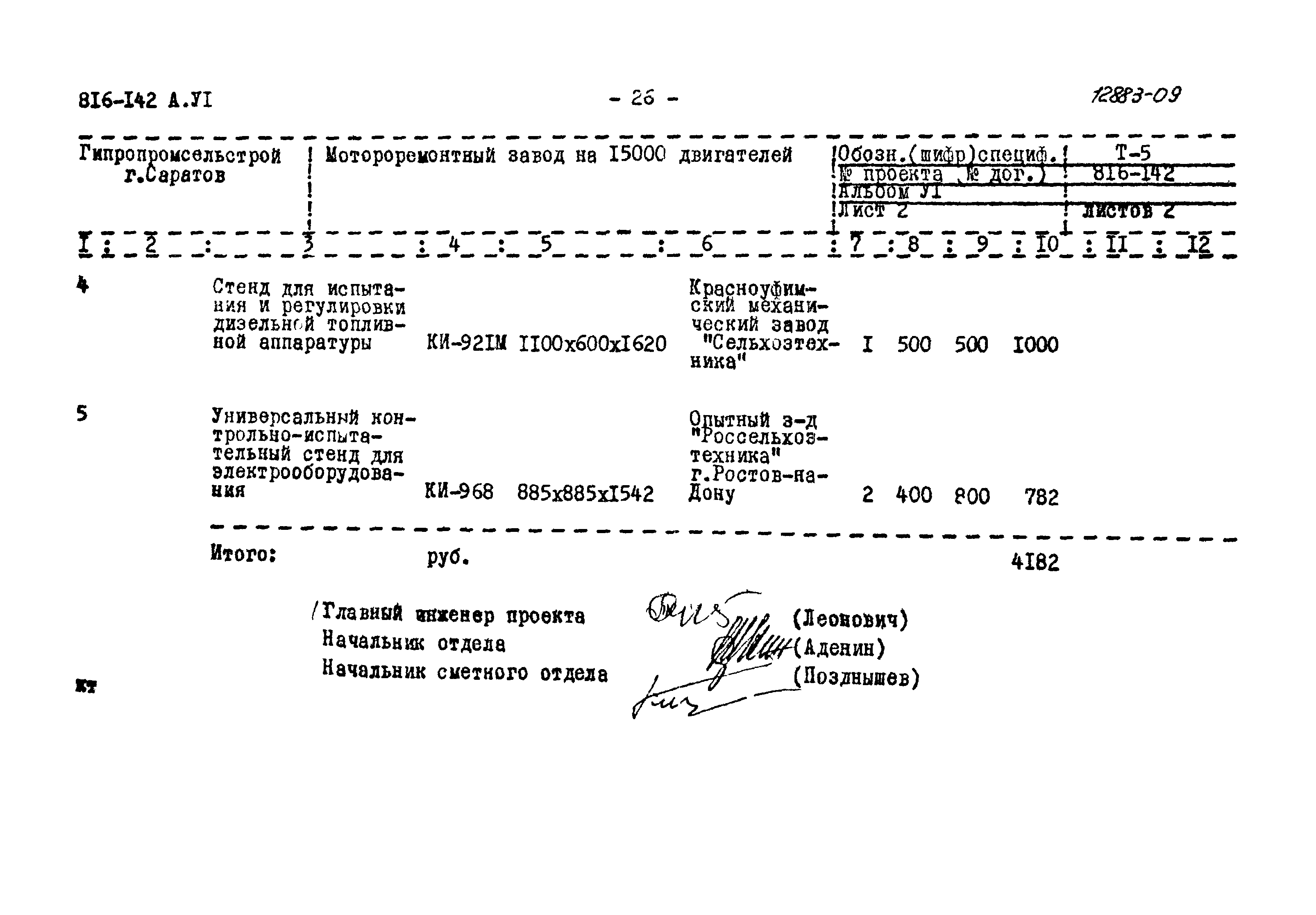 Типовой проект 816-142