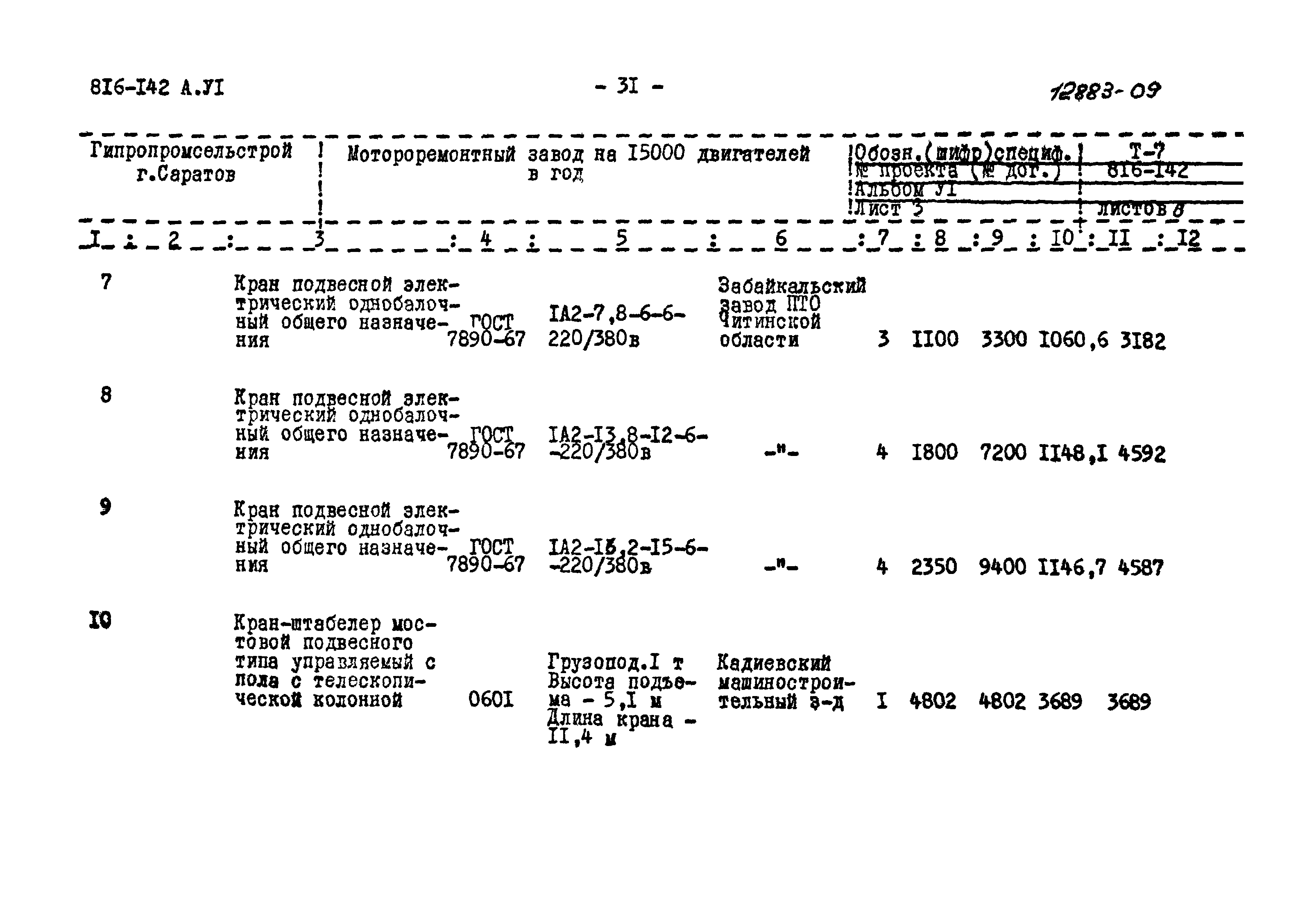 Типовой проект 816-142