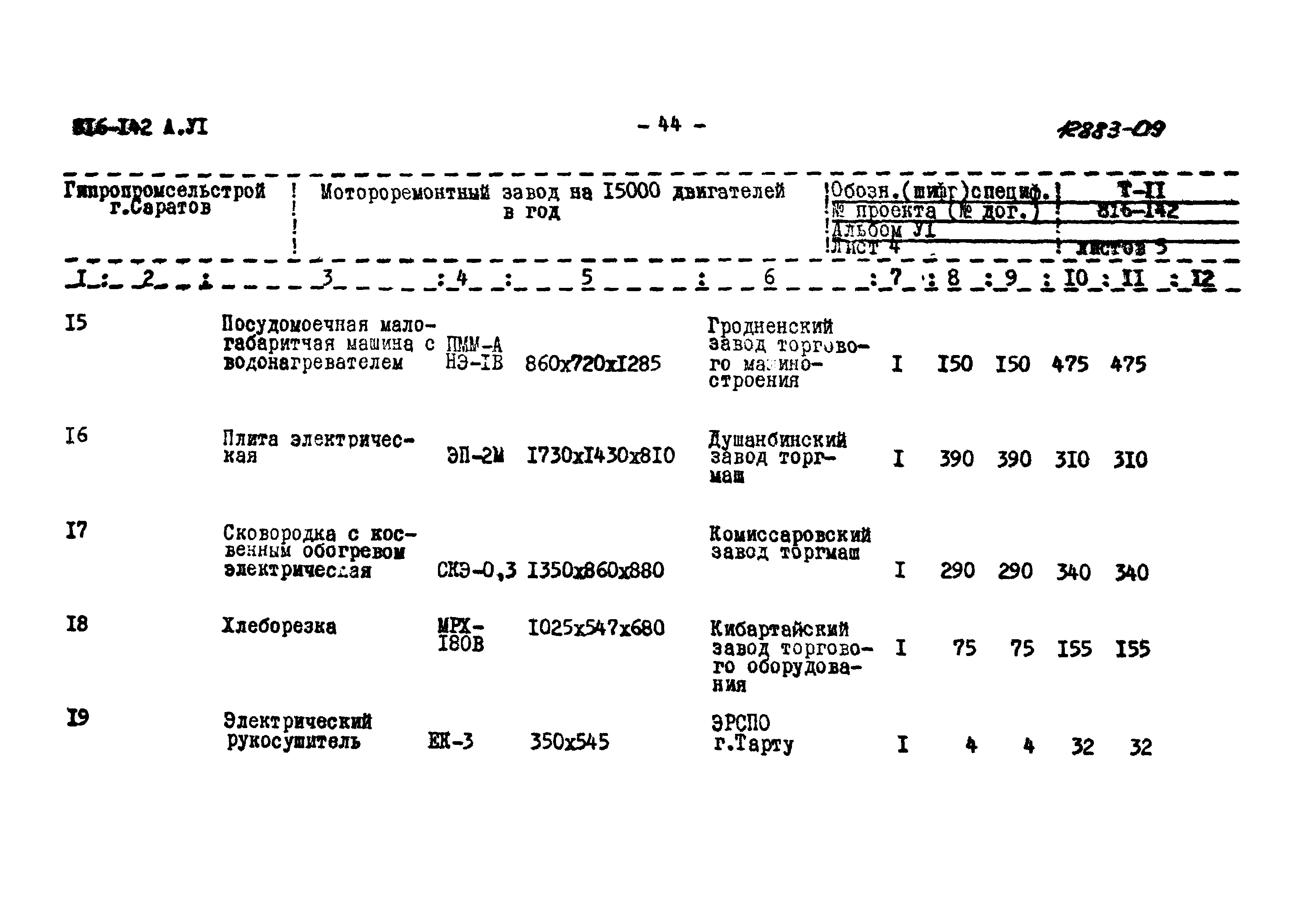 Типовой проект 816-142