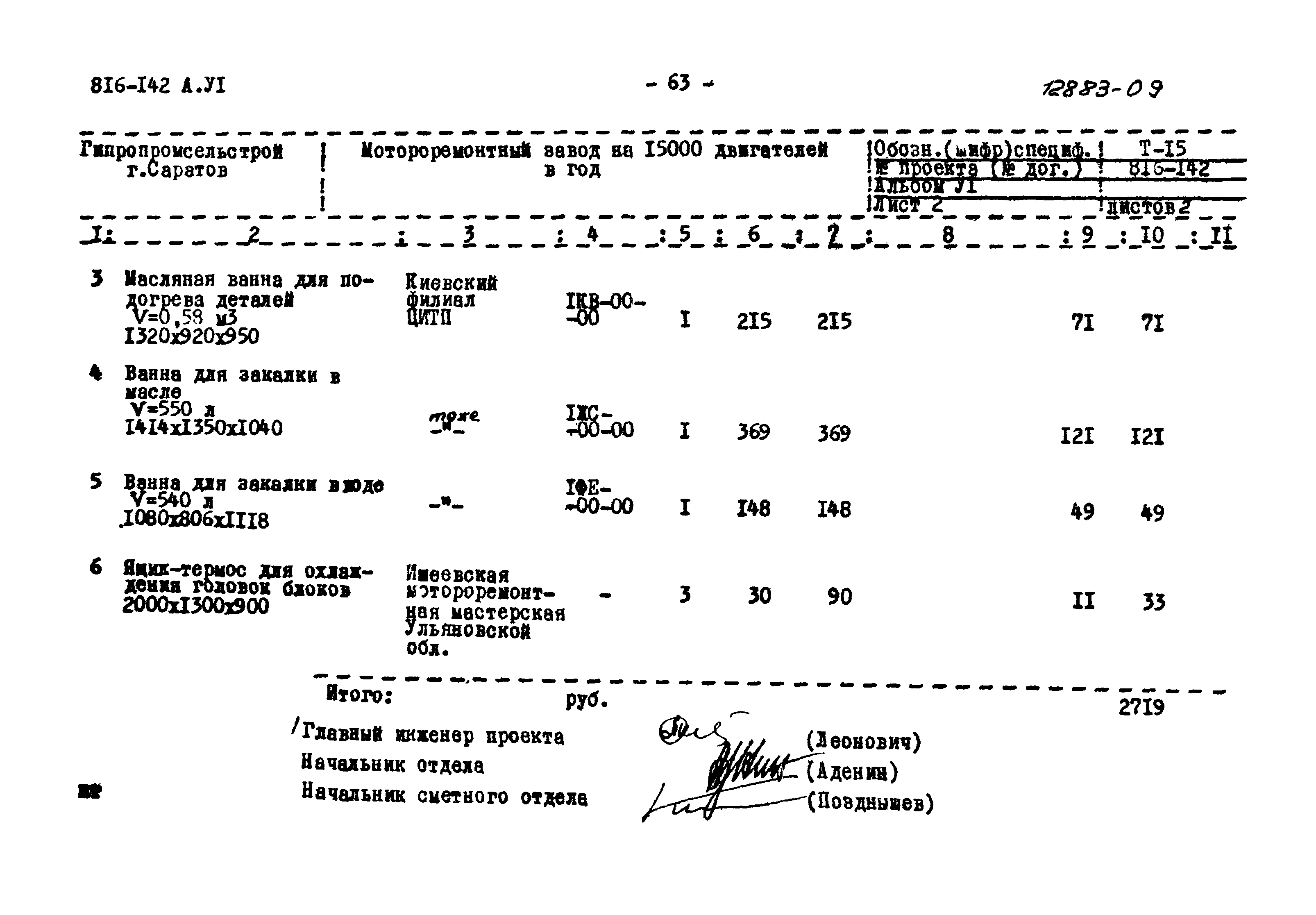 Типовой проект 816-142