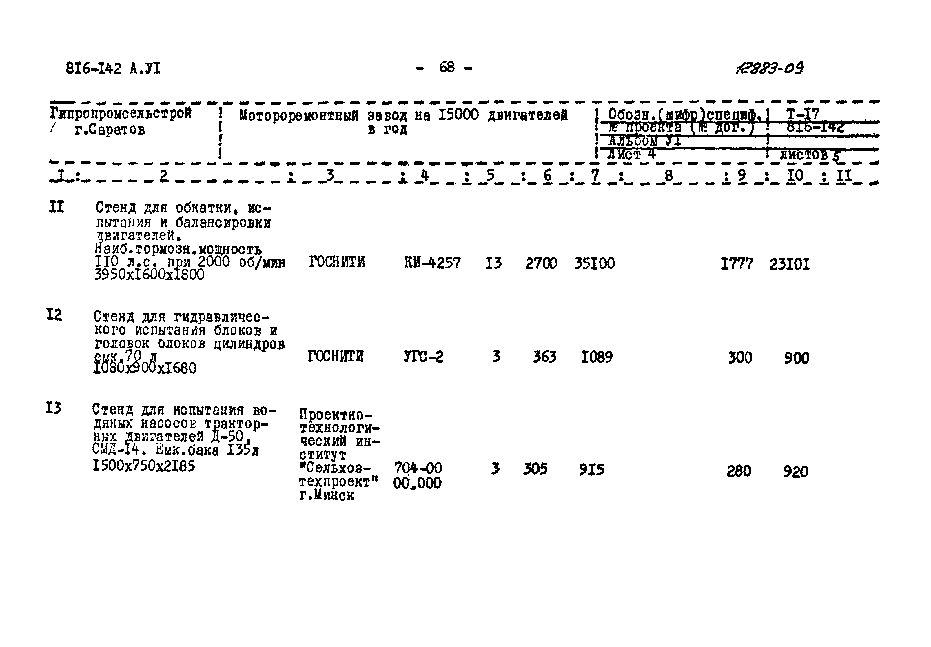 Типовой проект 816-142