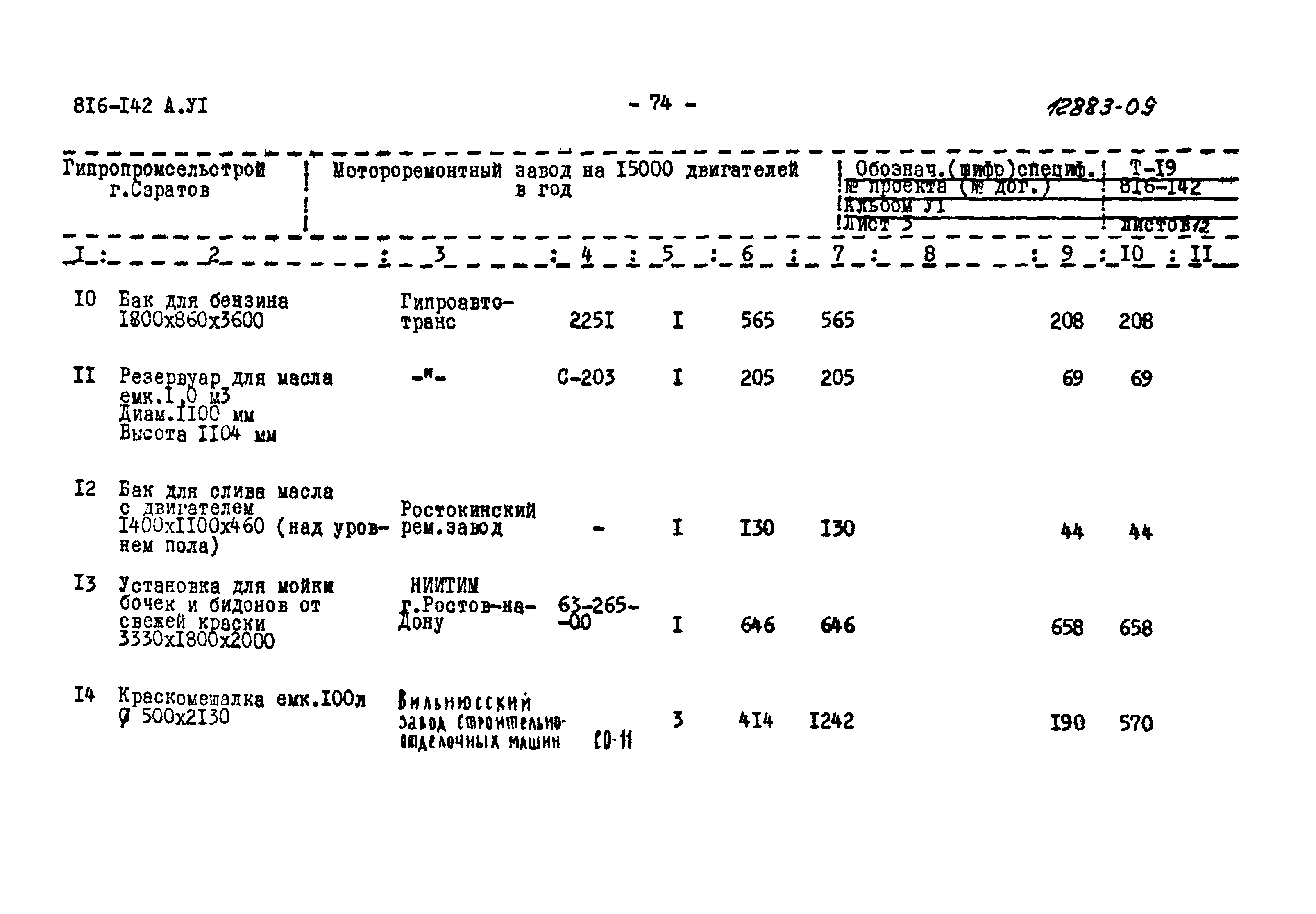 Типовой проект 816-142