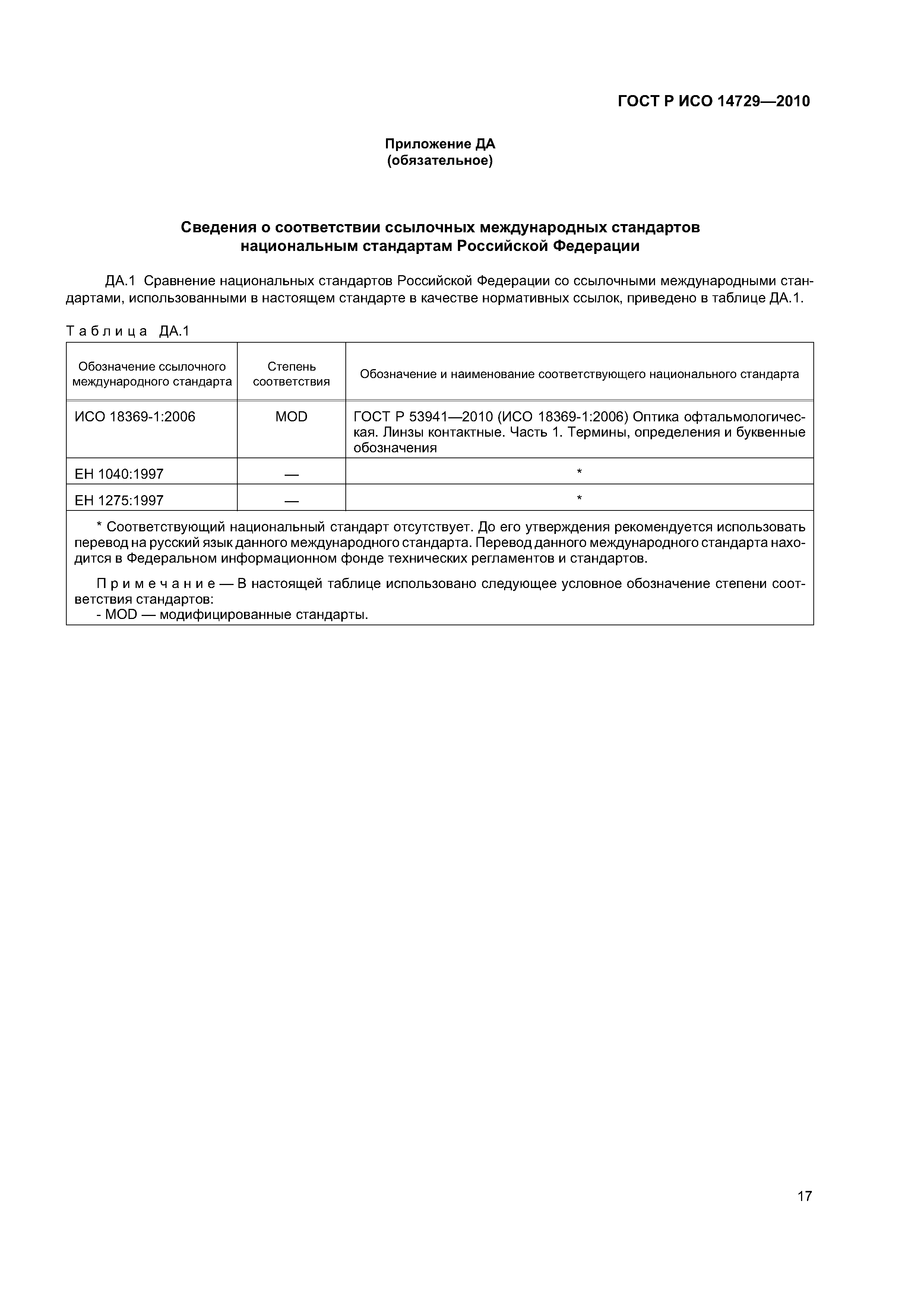 ГОСТ Р ИСО 14729-2010