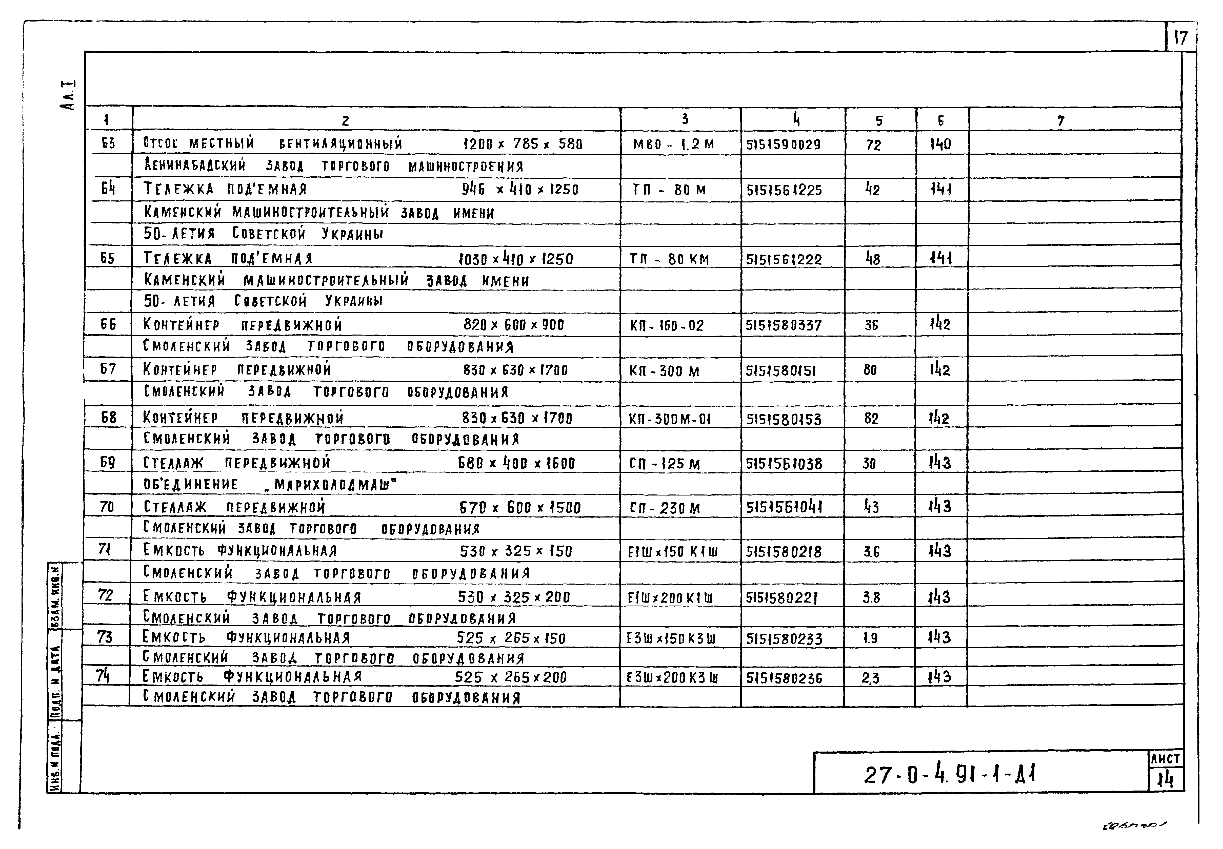 Типовой проект 27-0-4.91