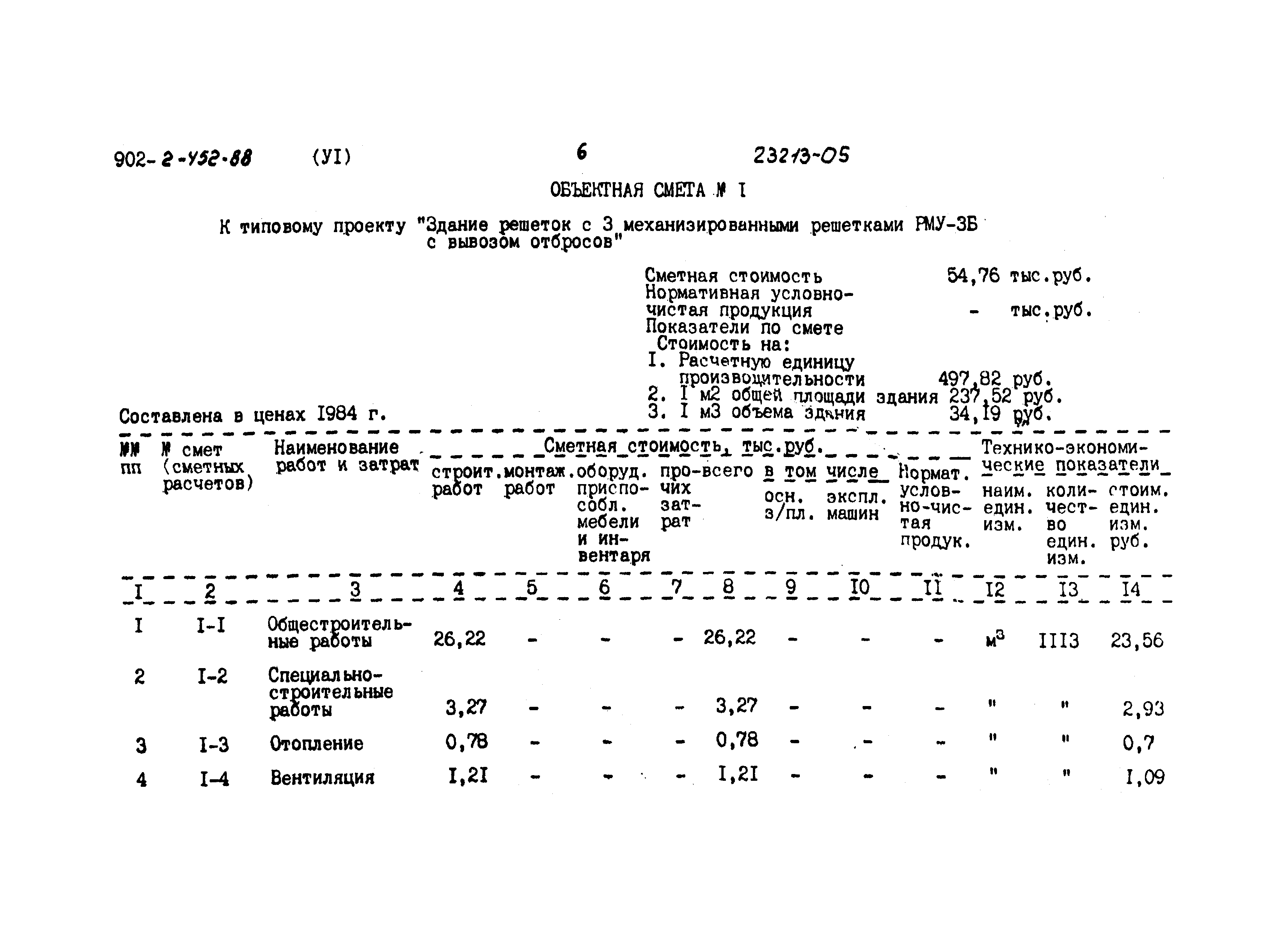 Типовой проект 902-2-452.88