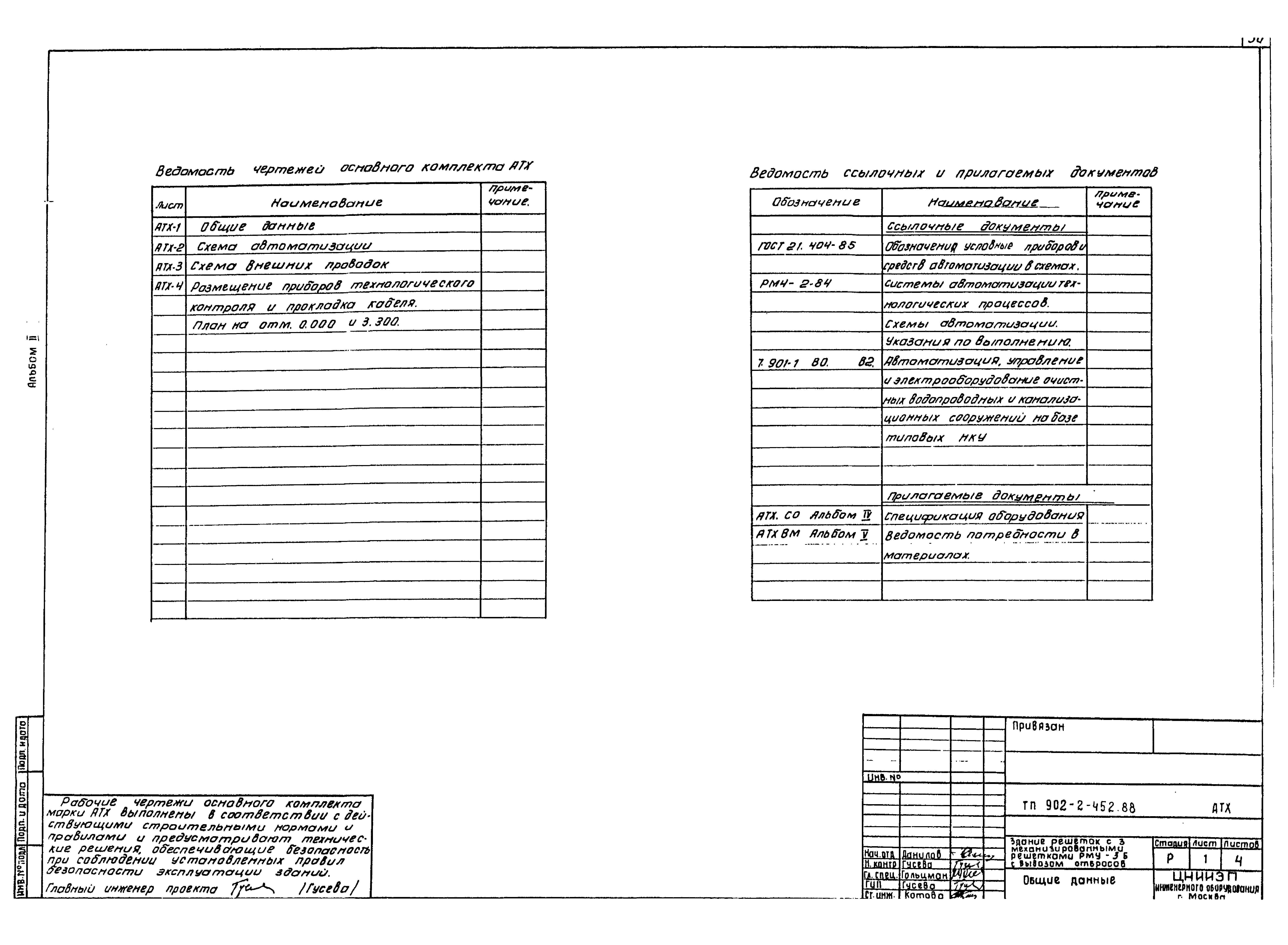 Типовой проект 902-2-452.88