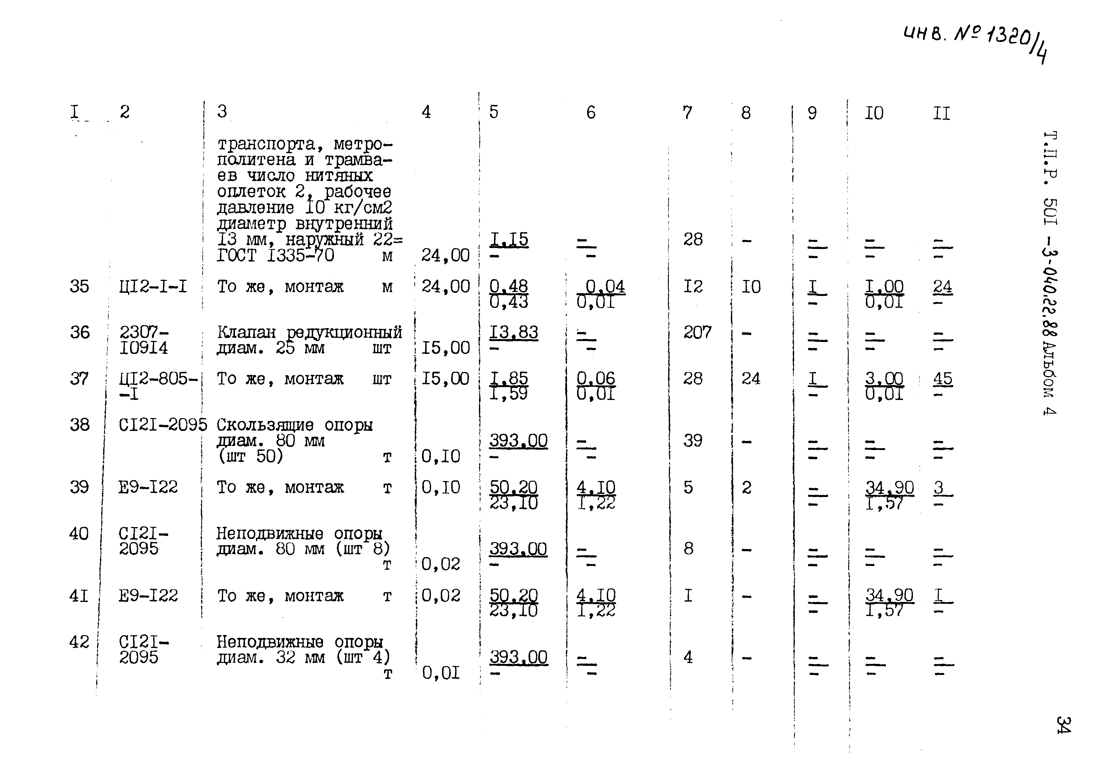 Типовые проектные решения 501-3-040.22.88