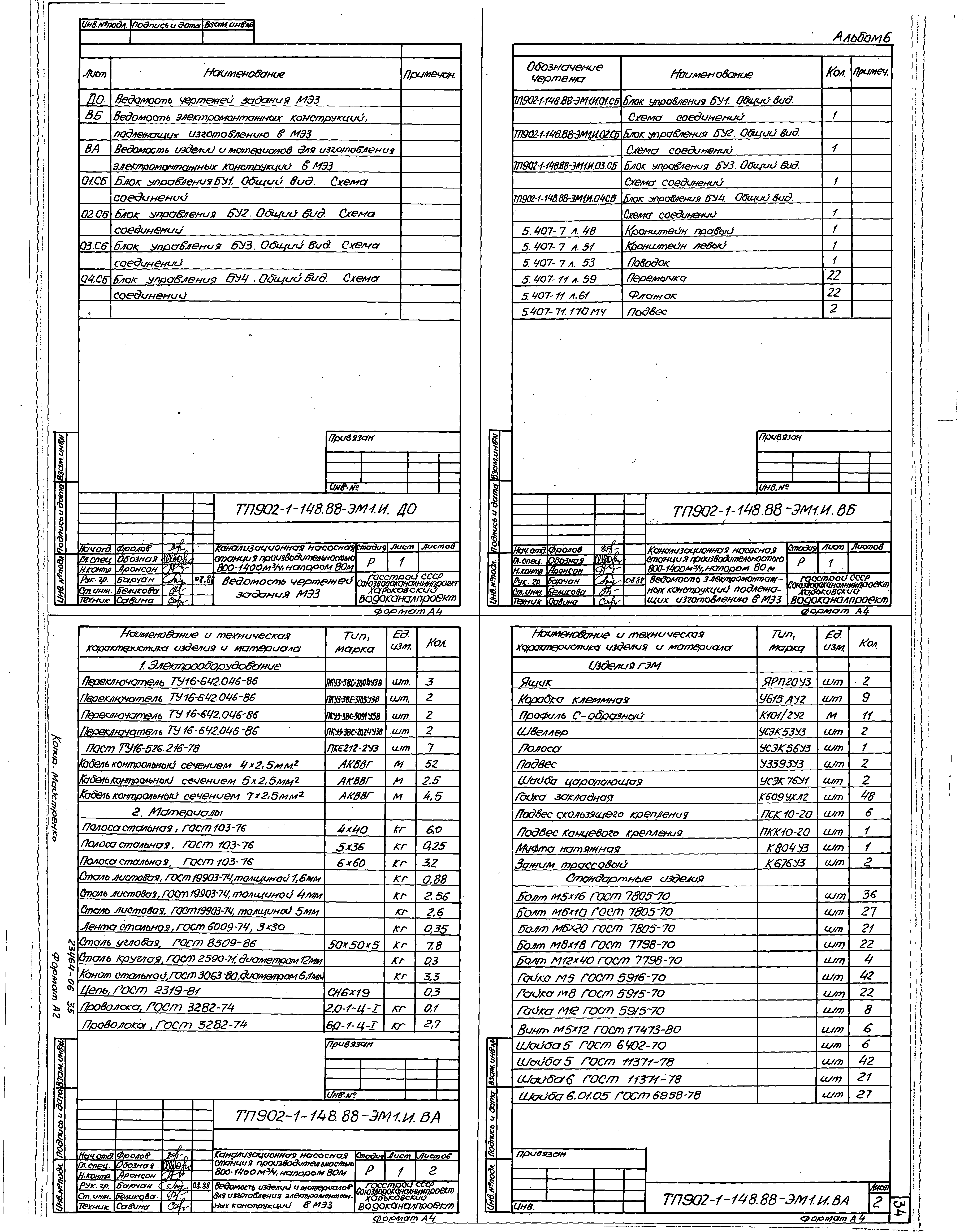 Типовой проект 902-1-150.1.88