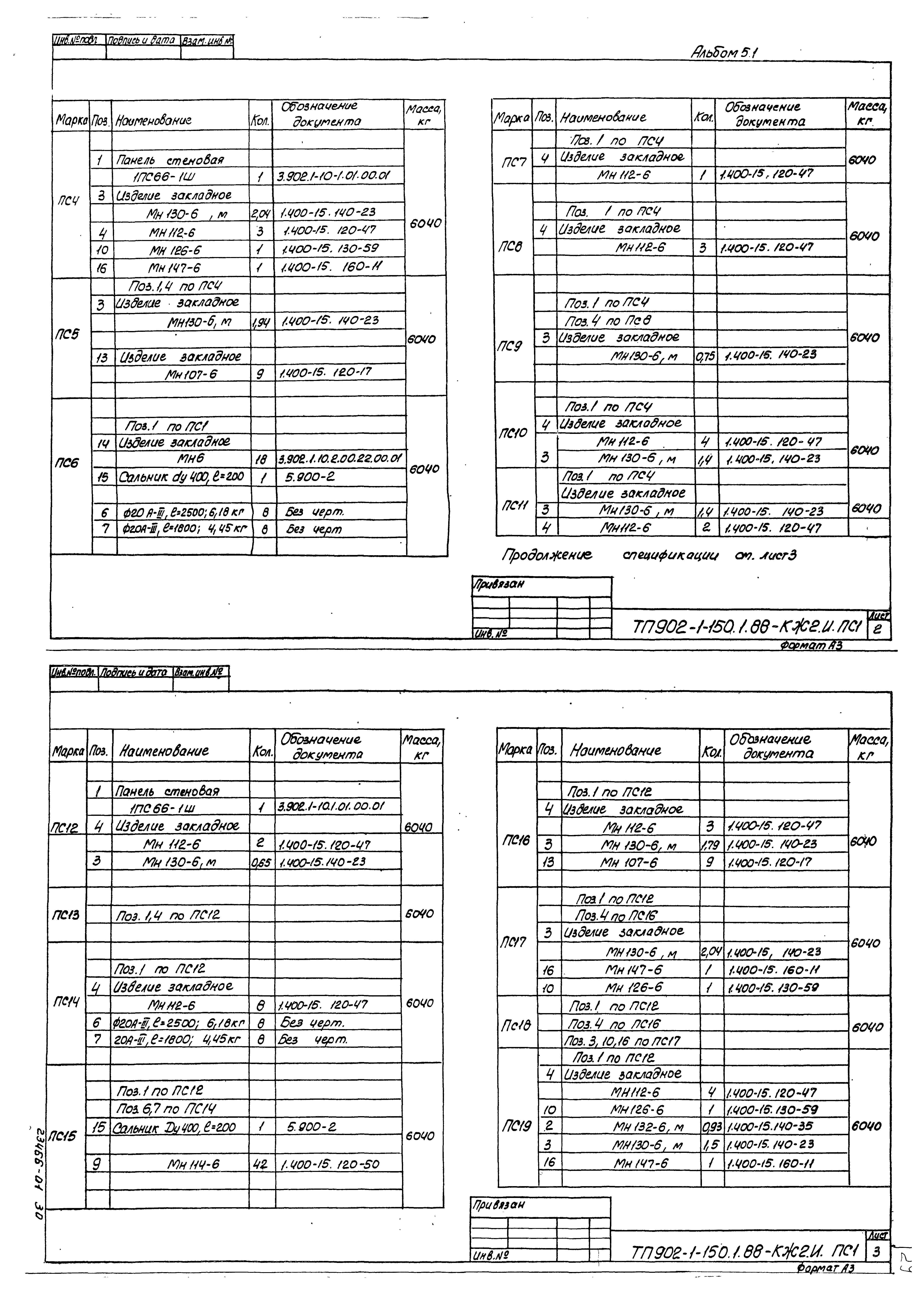 Типовой проект 902-1-150.1.88