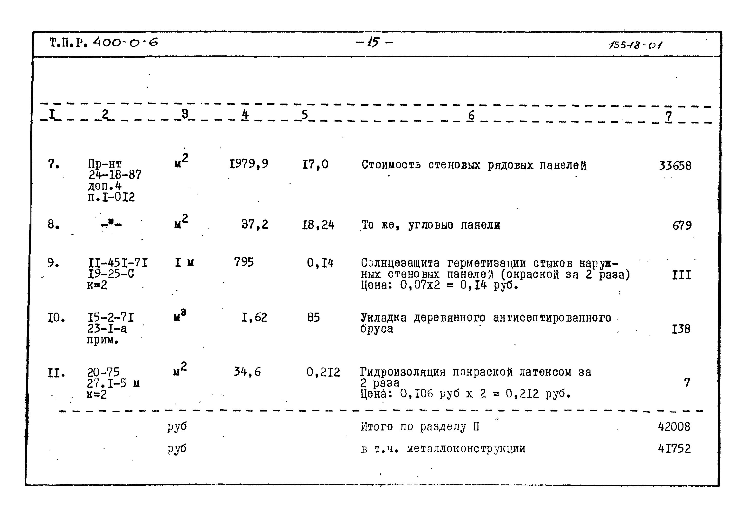 Типовые проектные решения 400-0-6