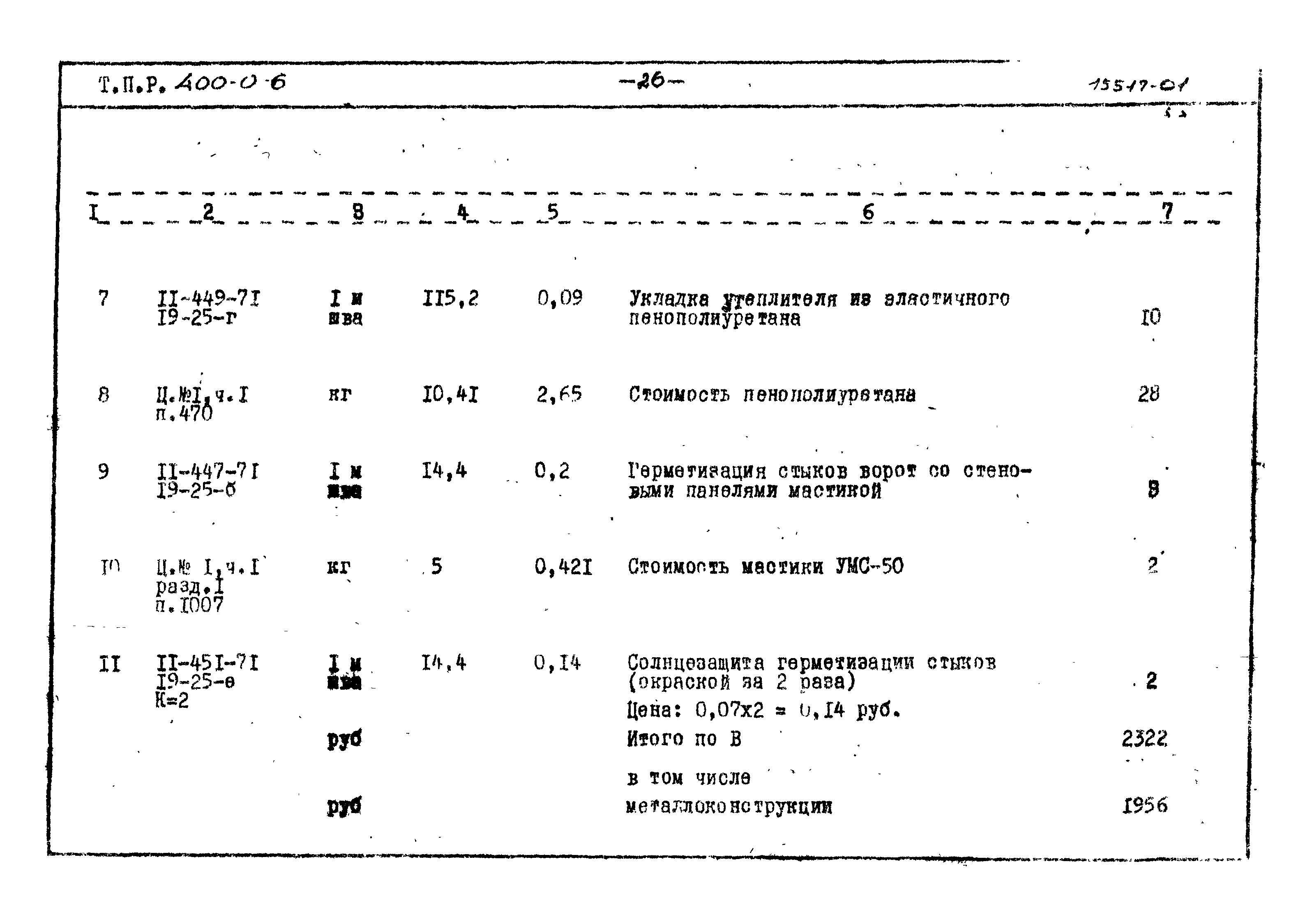 Типовые проектные решения 400-0-6