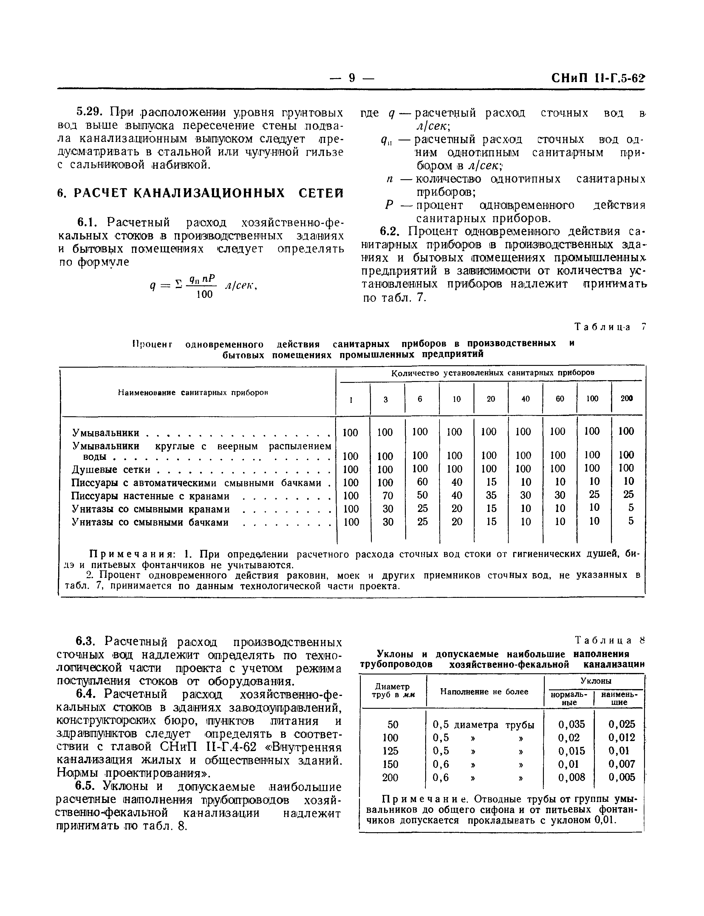 СНиП II-Г.5-62