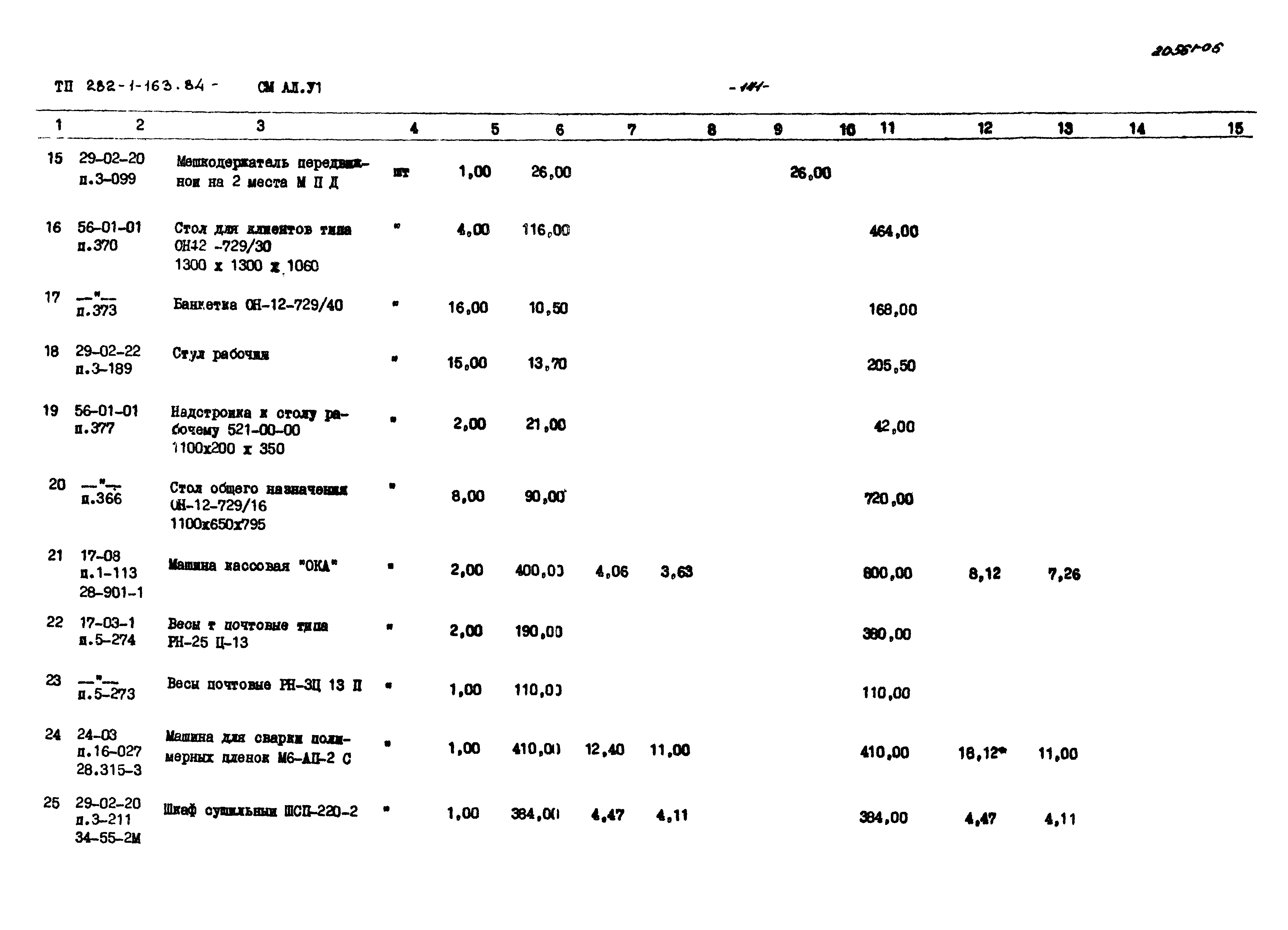Типовой проект 282-1-163.84