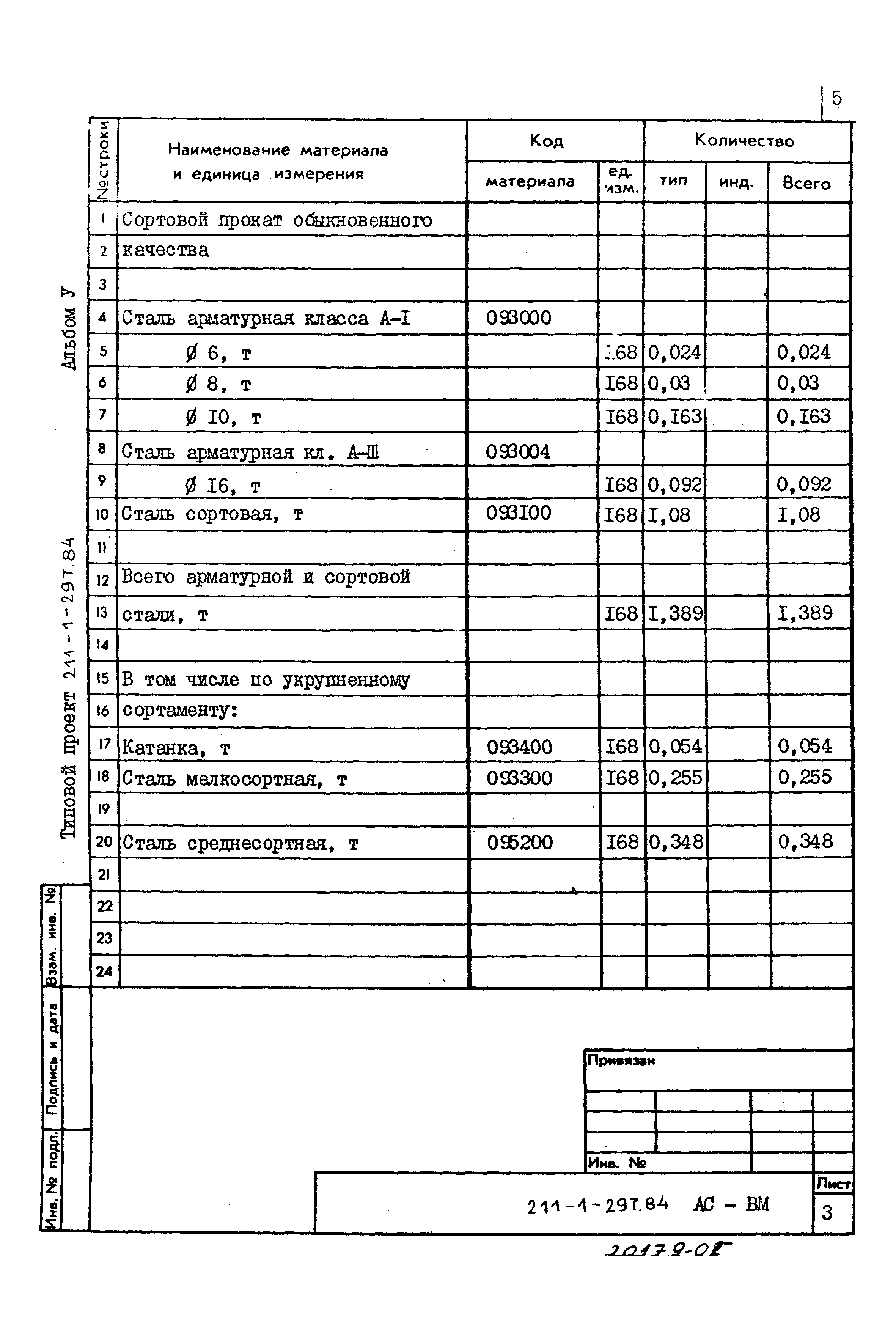 Типовой проект 211-1-297.84