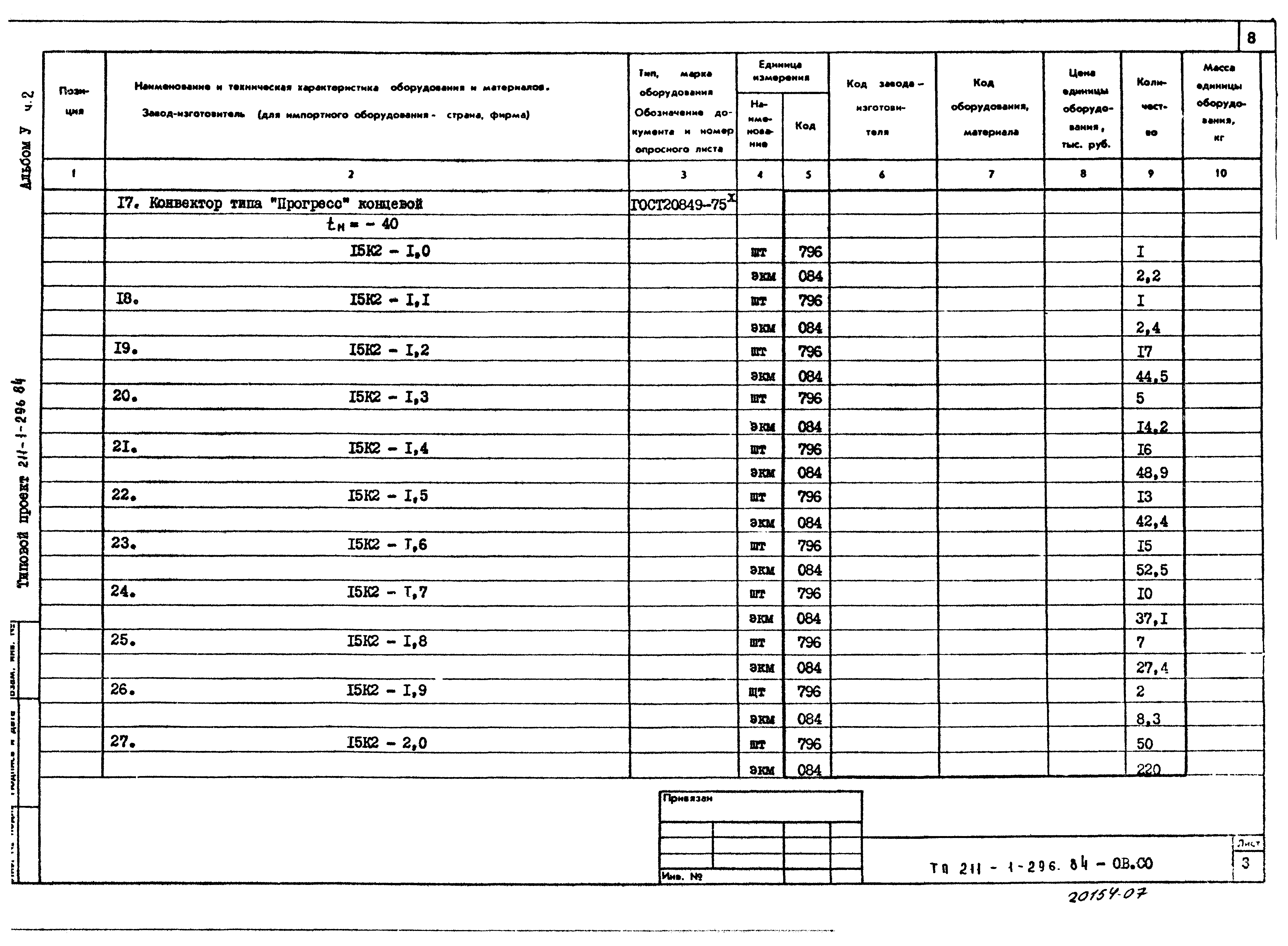 Типовой проект 211-1-296.84