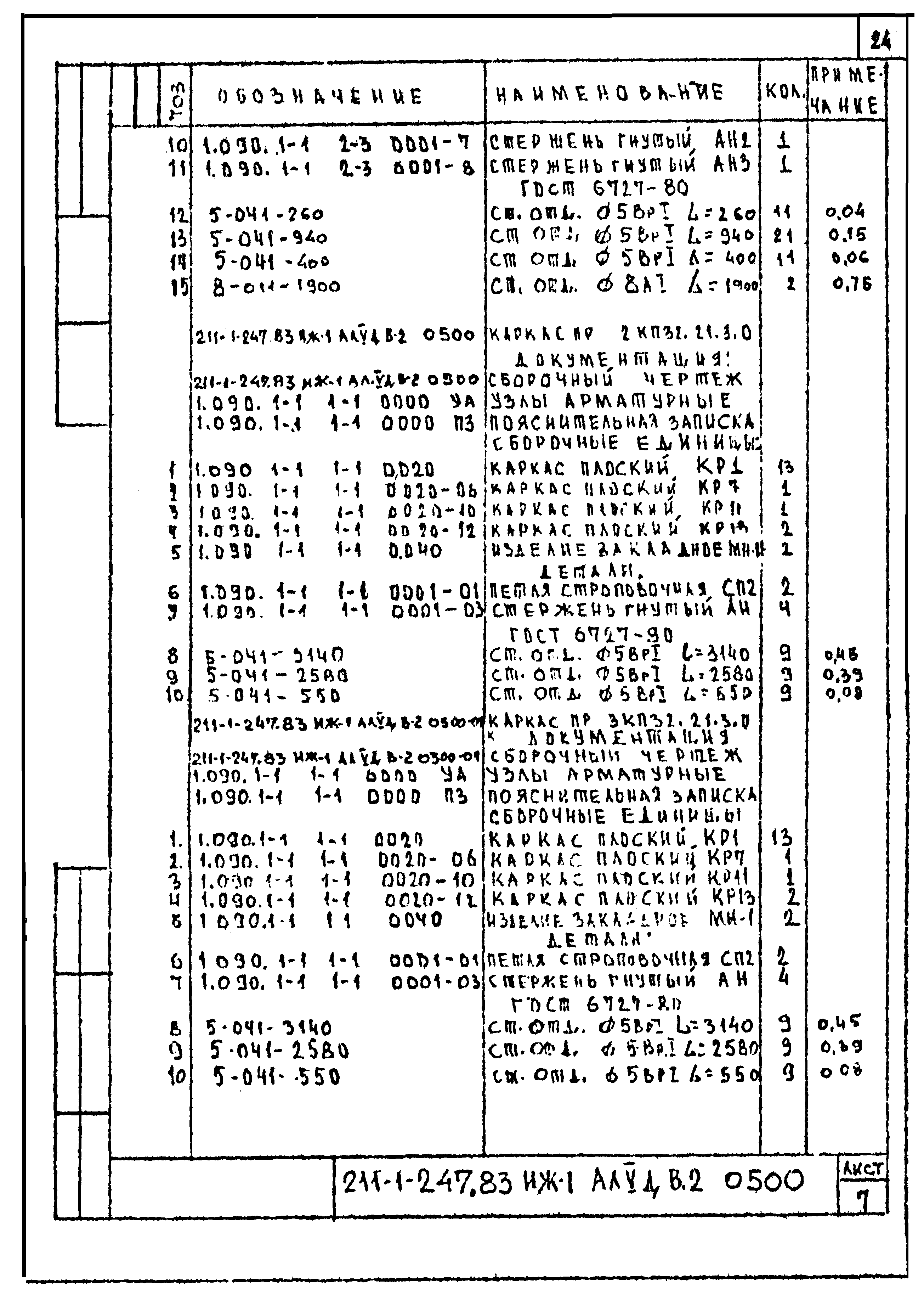 Типовой проект 211-1-247.83
