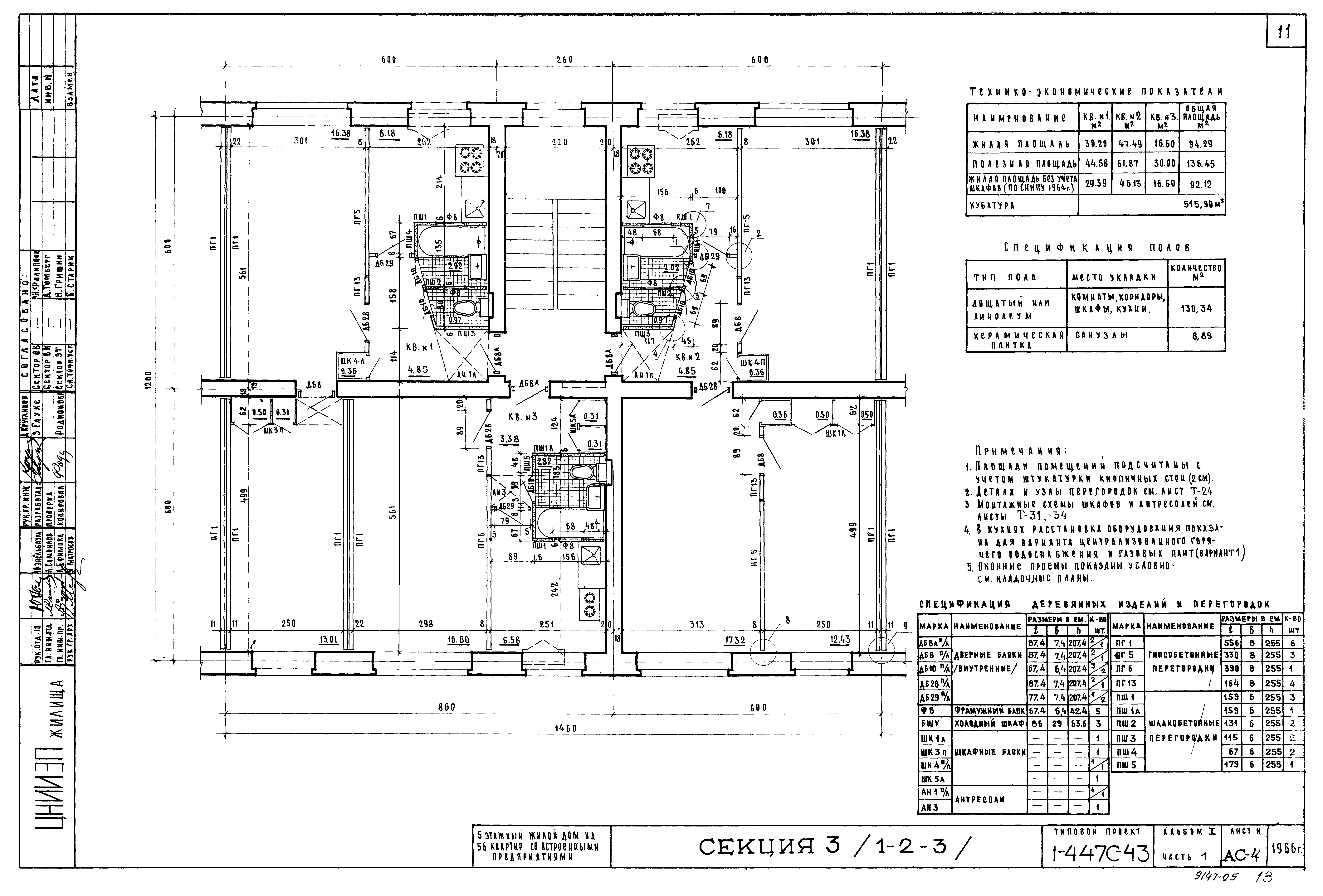 Типовой проект 1-447с-43