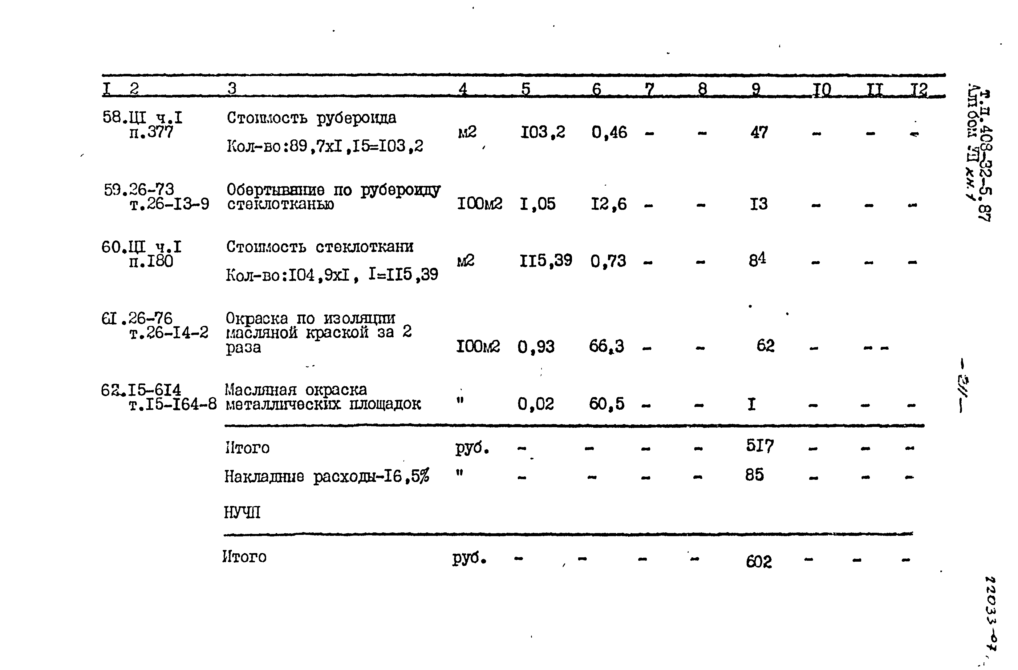 Типовой проект 408-32-5.87
