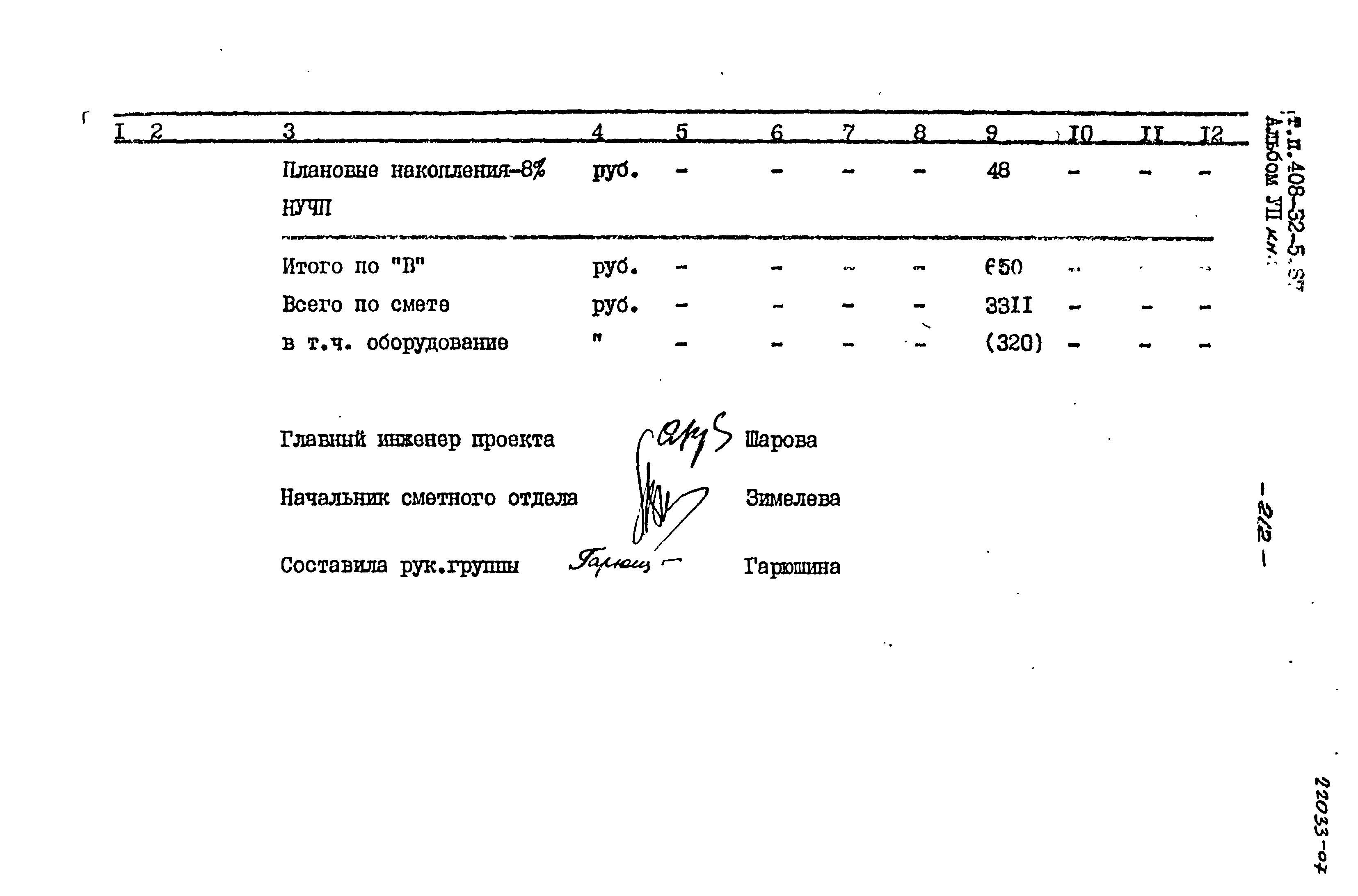 Типовой проект 408-32-5.87