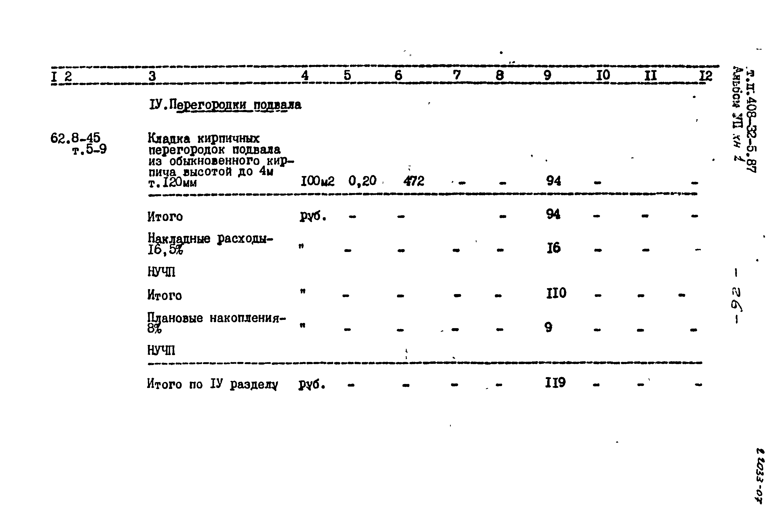 Типовой проект 408-32-5.87