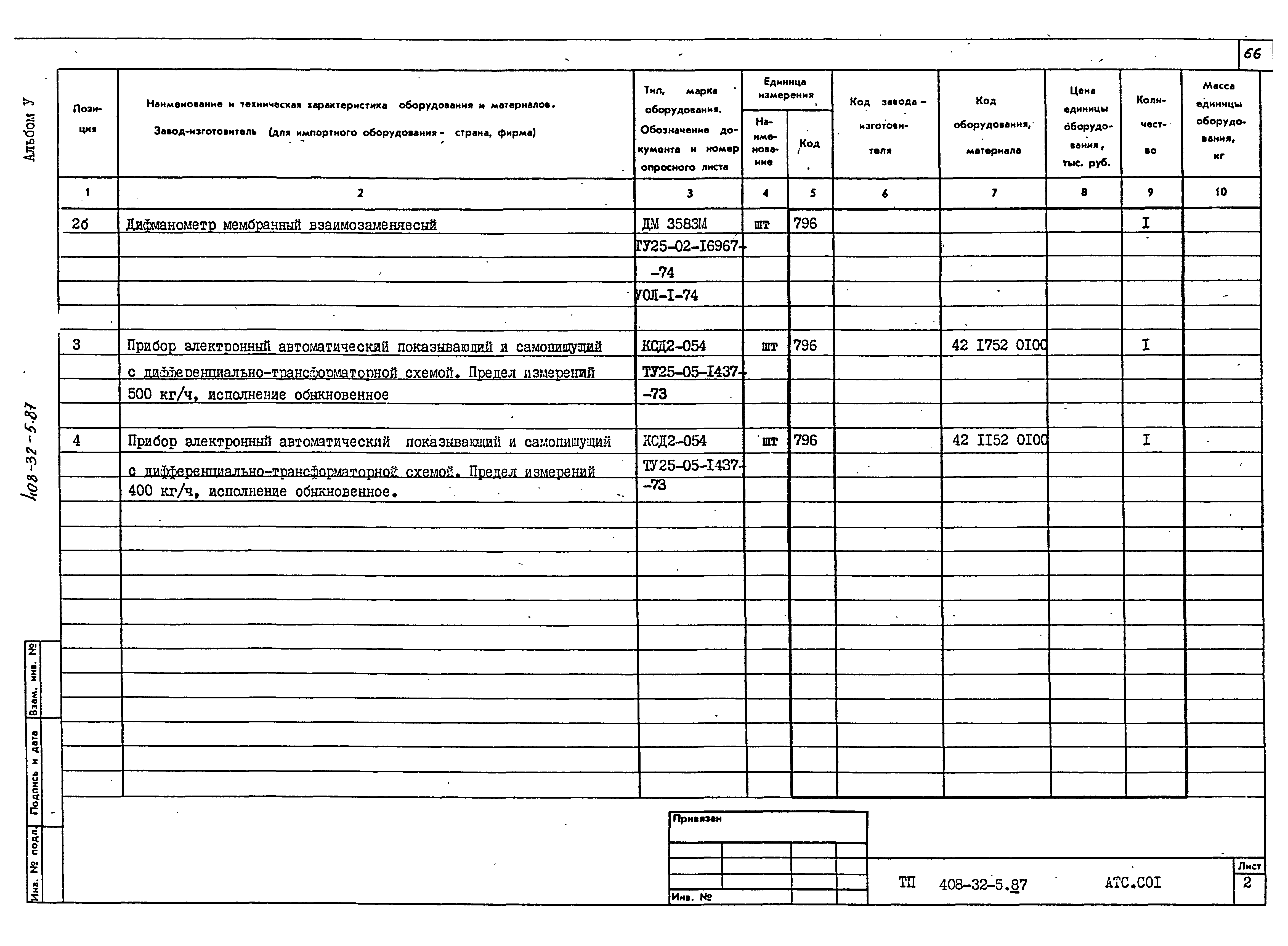 Типовой проект 408-32-5.87