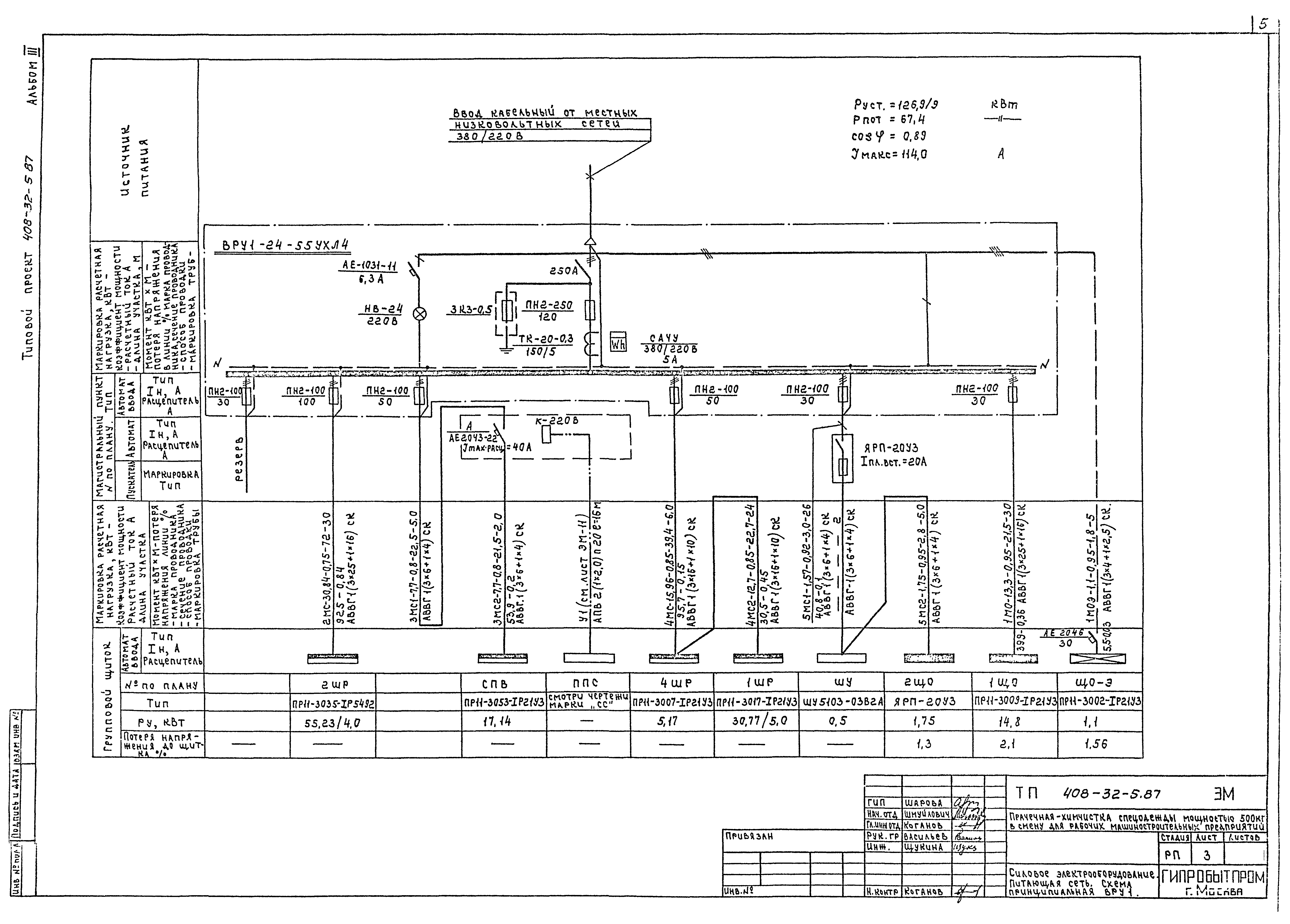 Типовой проект 408-32-5.87