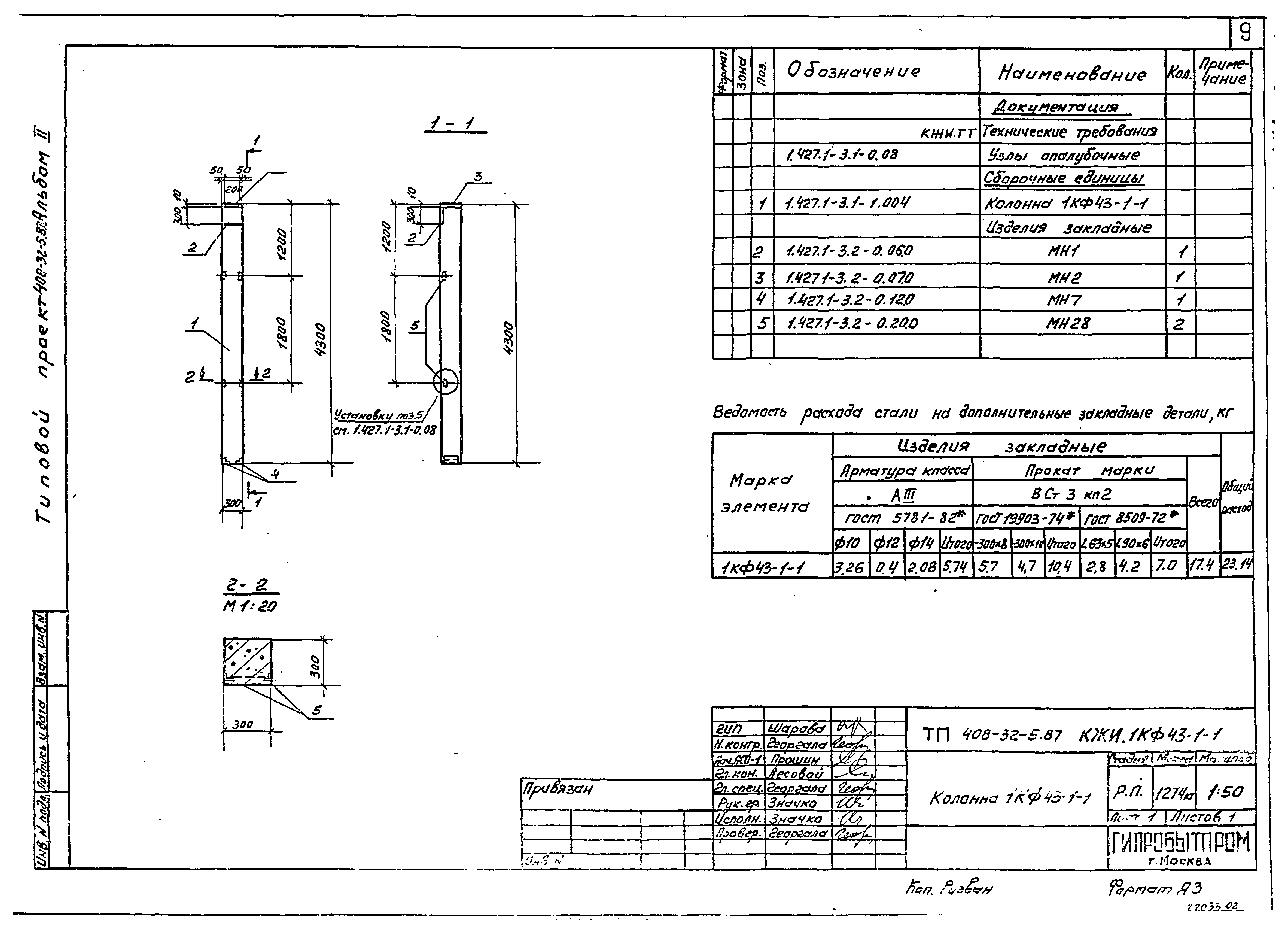 Типовой проект 408-32-5.87