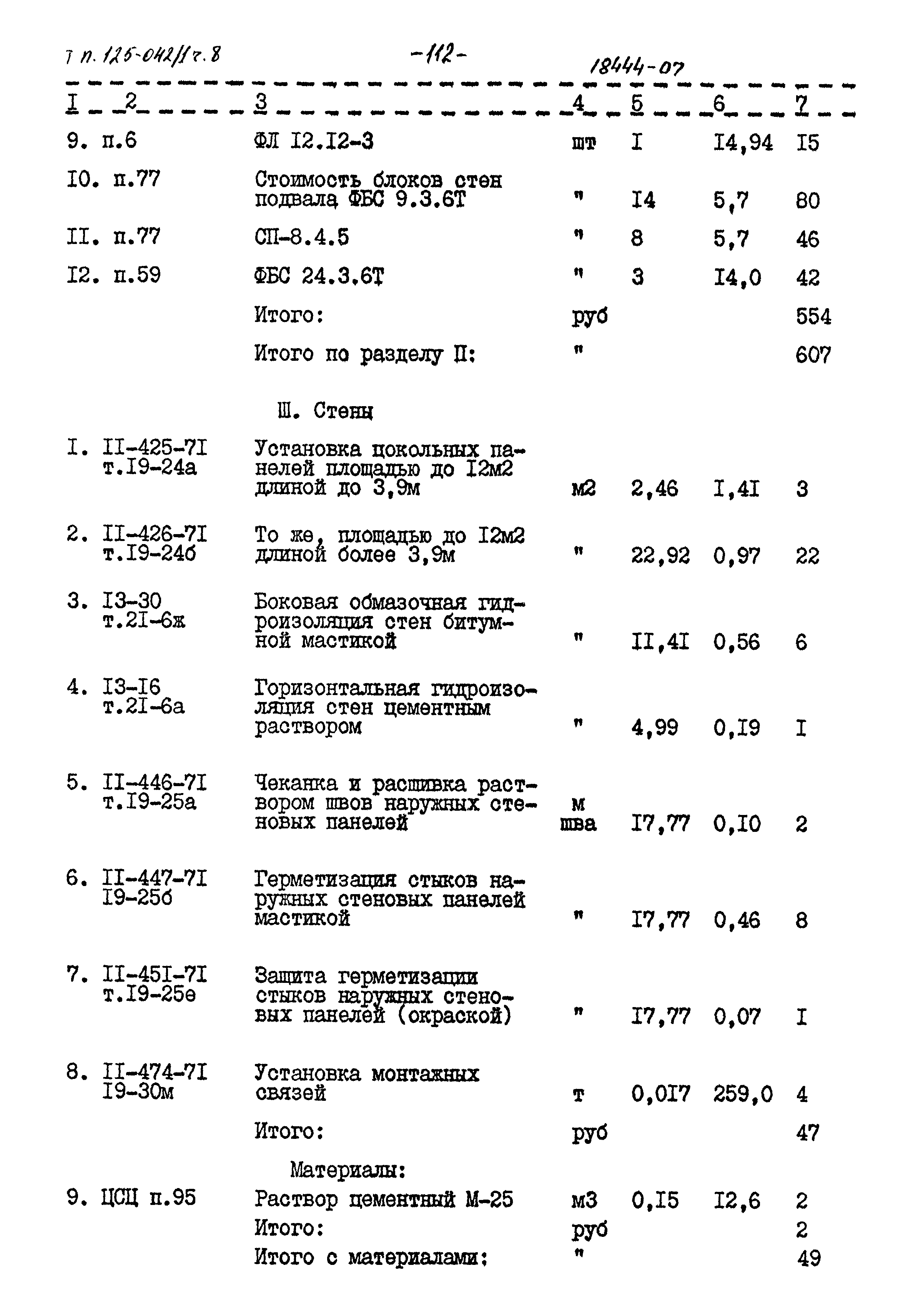 Типовой проект 125-042/1