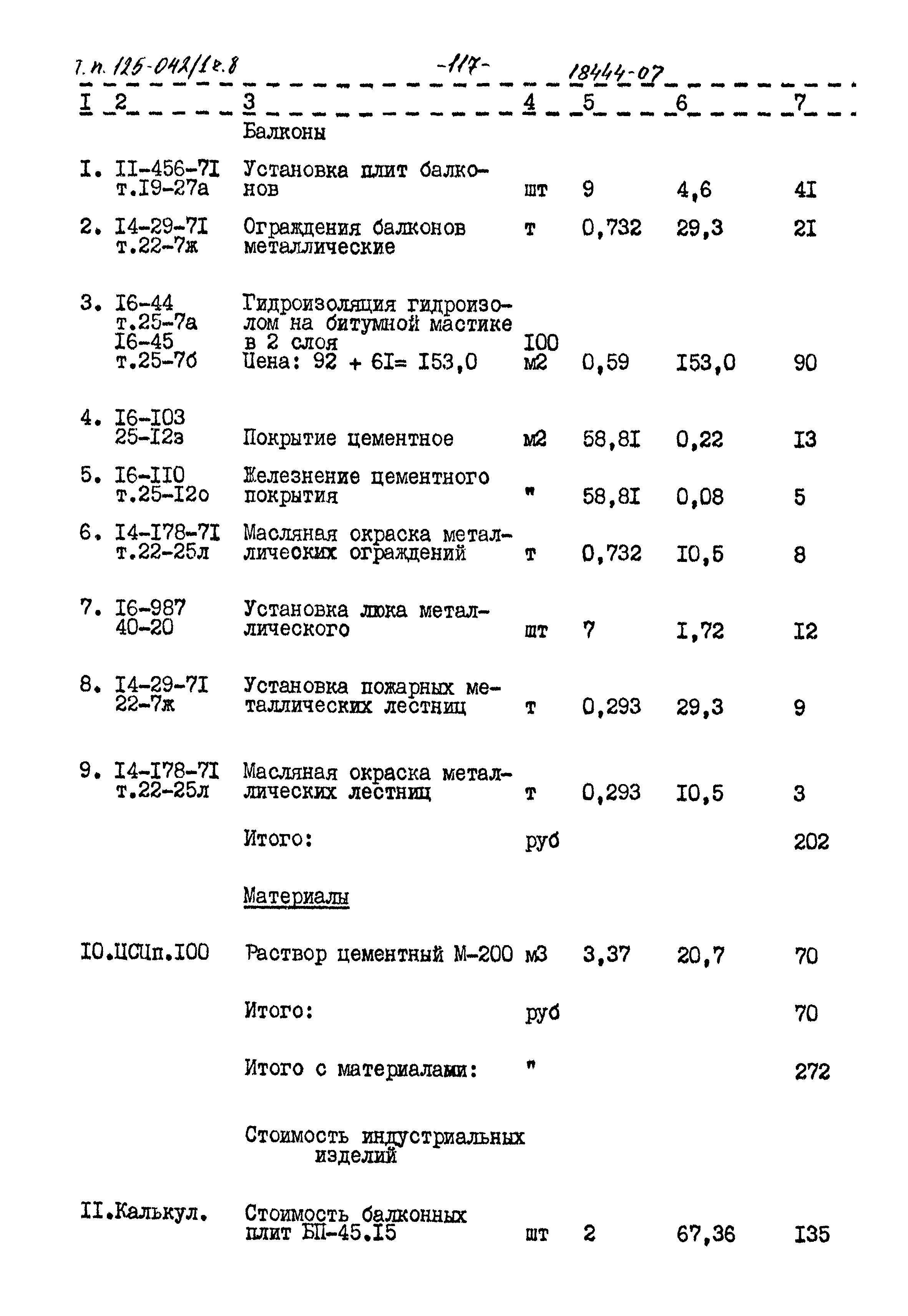 Типовой проект 125-042/1