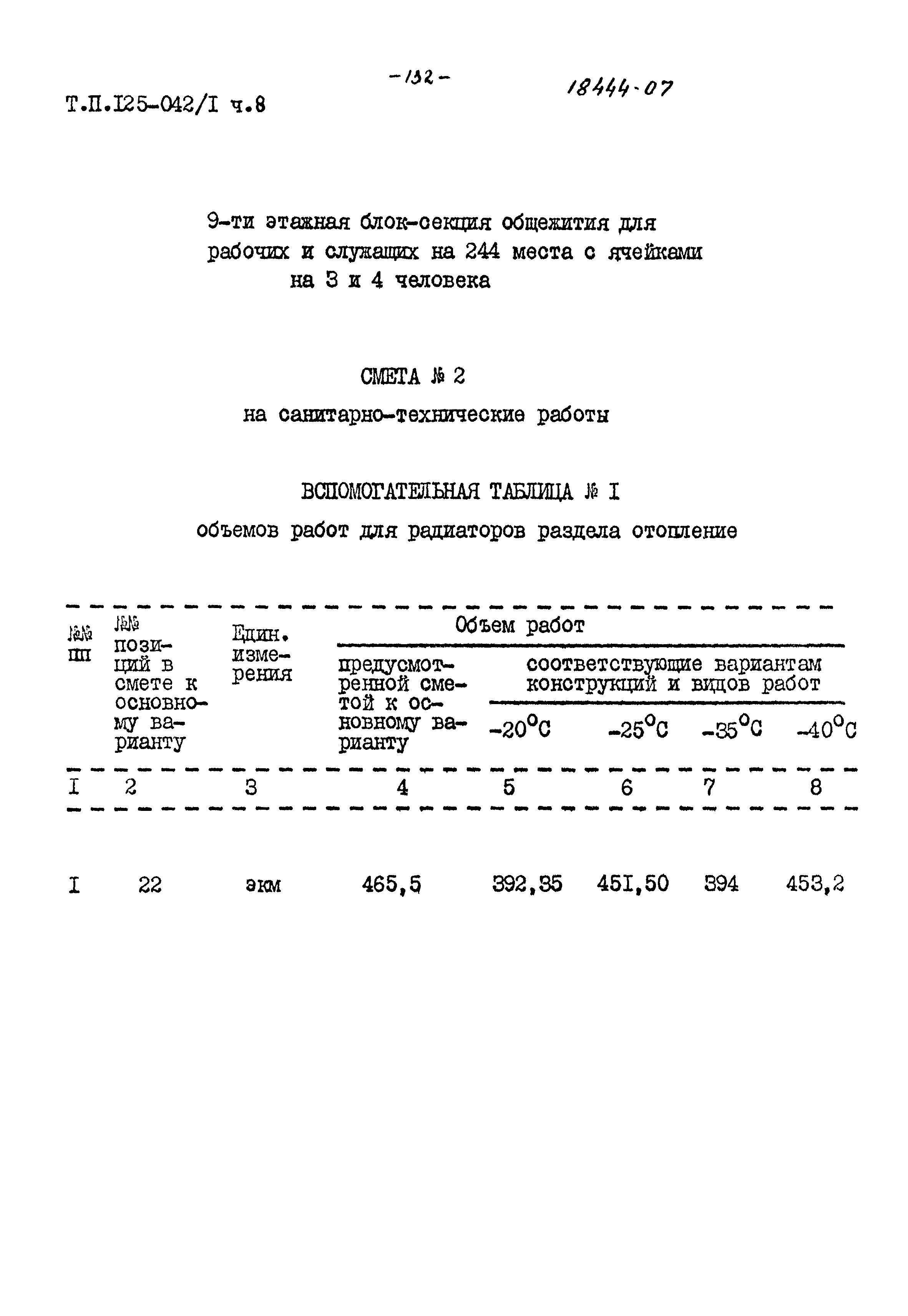 Типовой проект 125-042/1