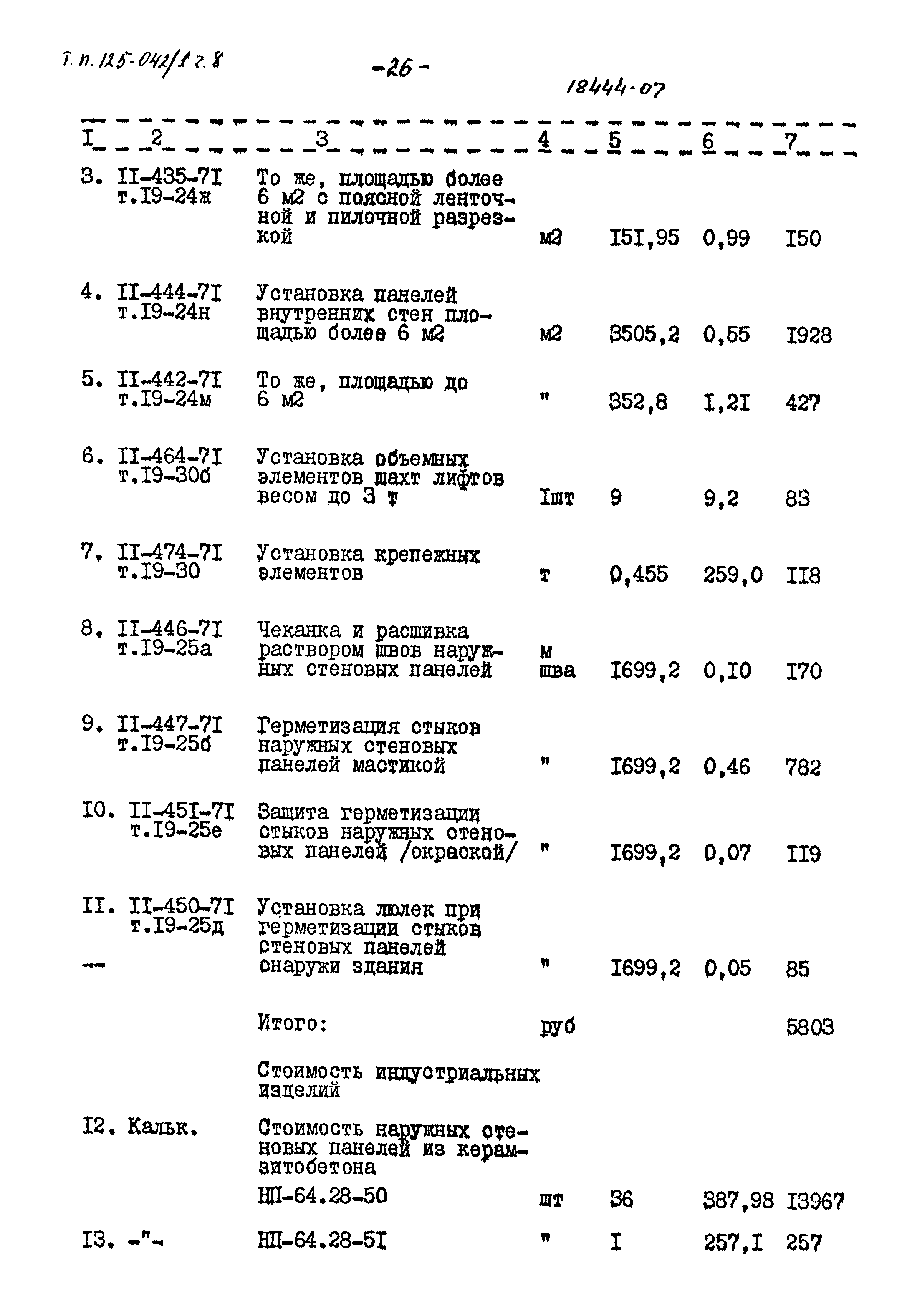 Типовой проект 125-042/1